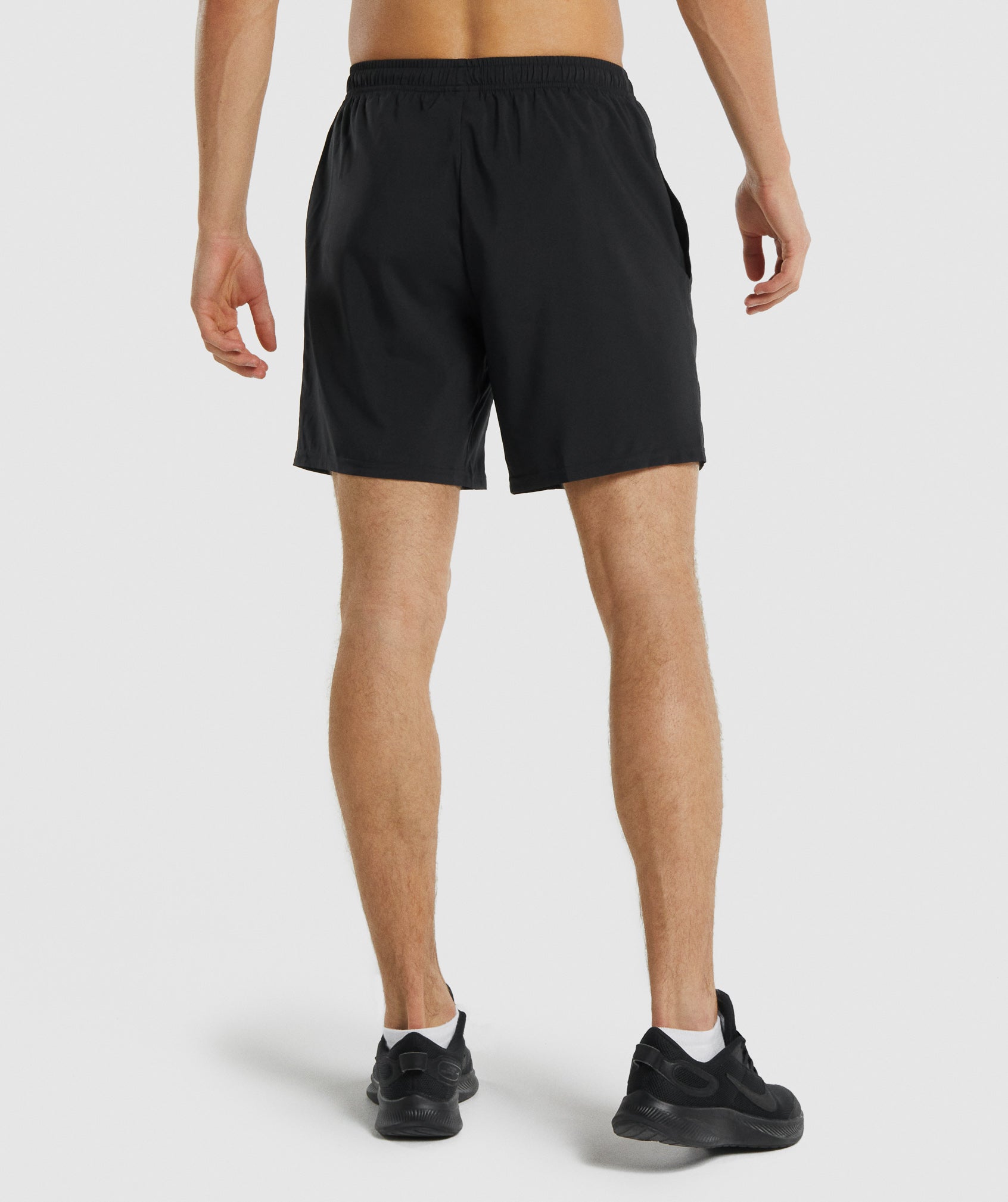 Black Men's Gymshark Arrival Shorts | ISREUT-784