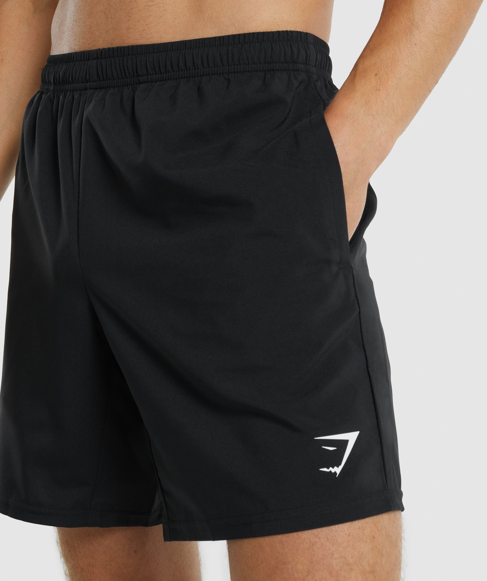 Black Men's Gymshark Arrival Shorts | ISREUT-784