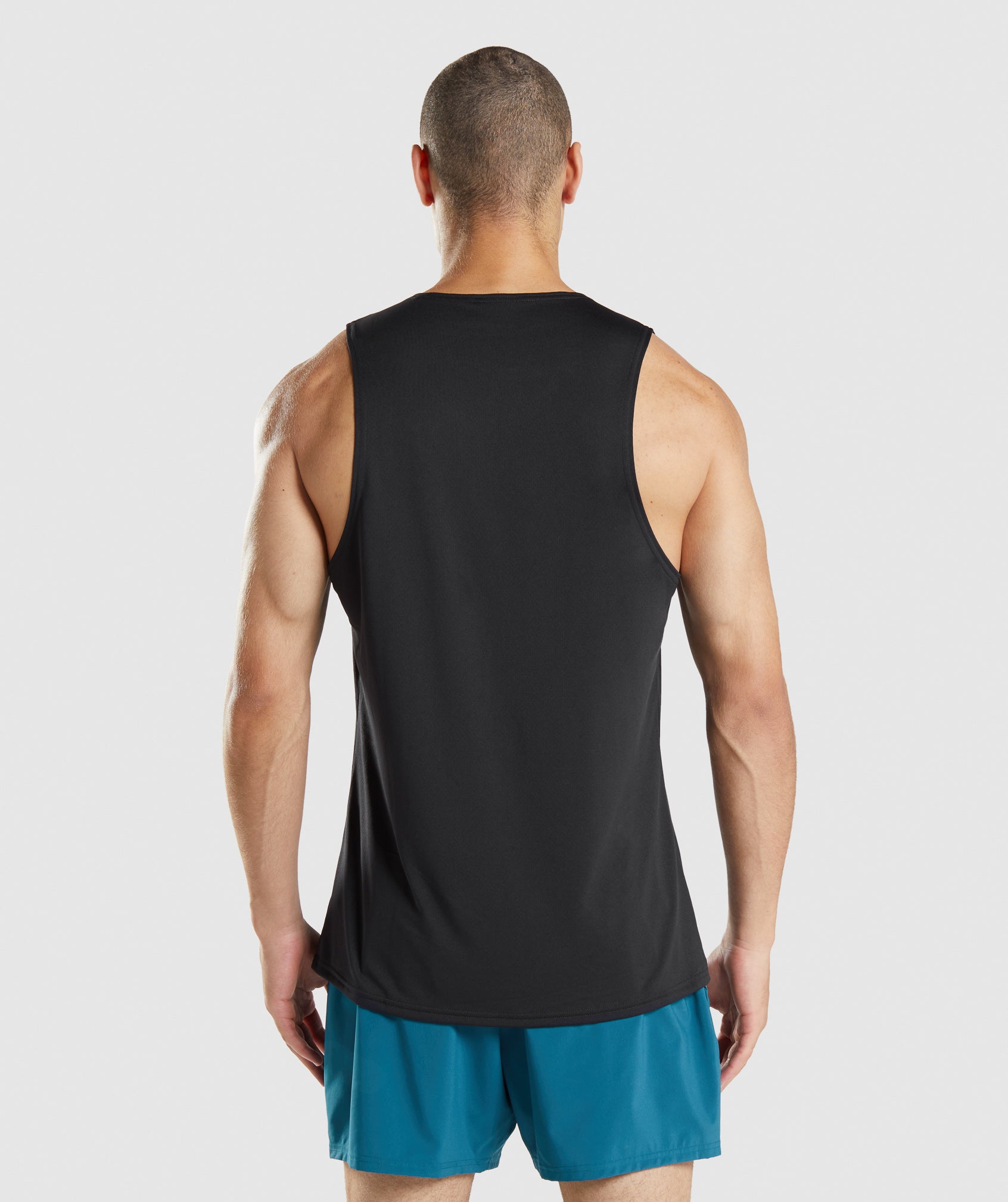 Black Men's Gymshark Arrival Tanks | TYGUQF-023