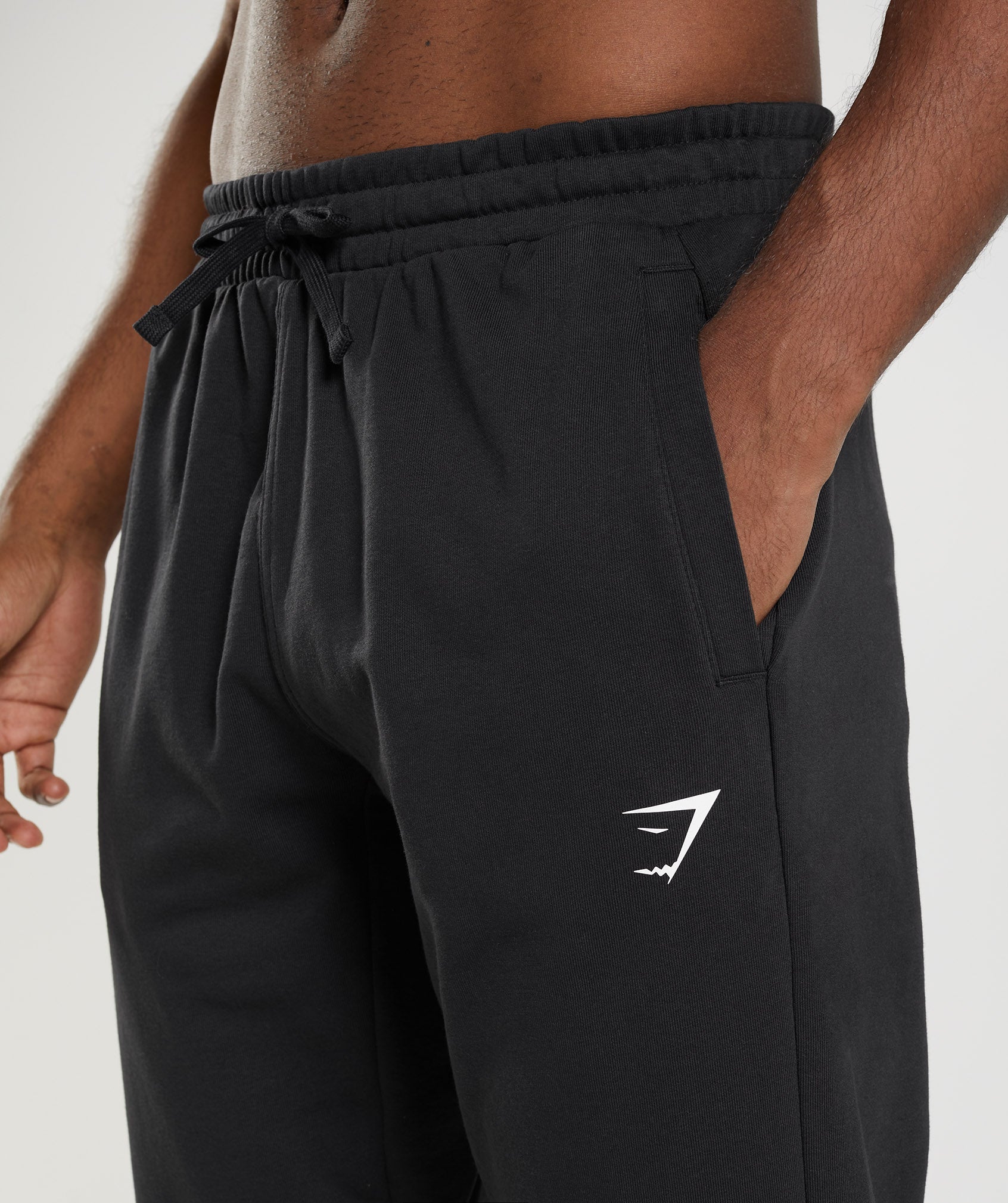 Black Men's Gymshark Essential Oversized Jogger | MZXDLG-934