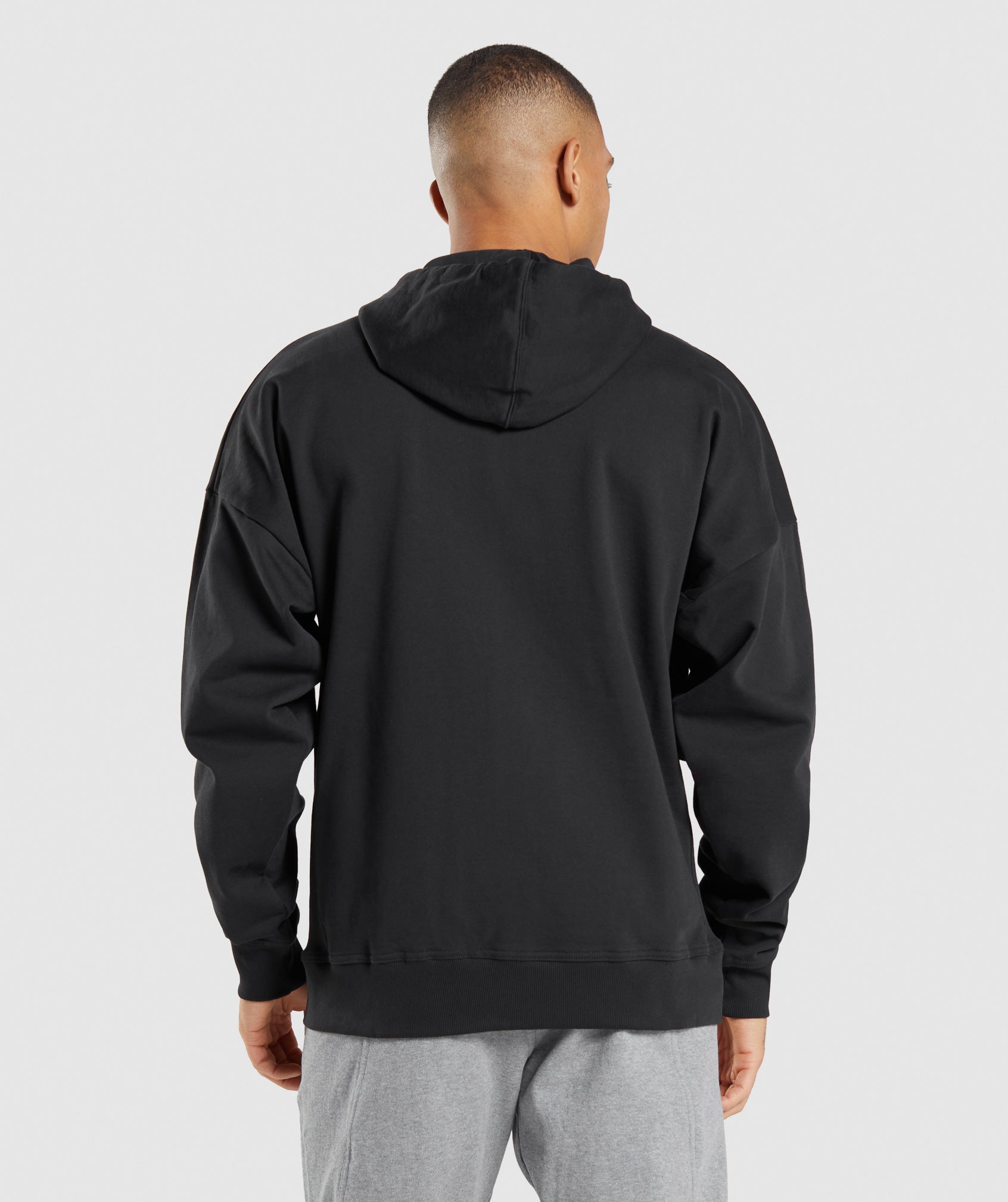 Black Men's Gymshark Essential Zip Up Hoodie | GKXUCP-830