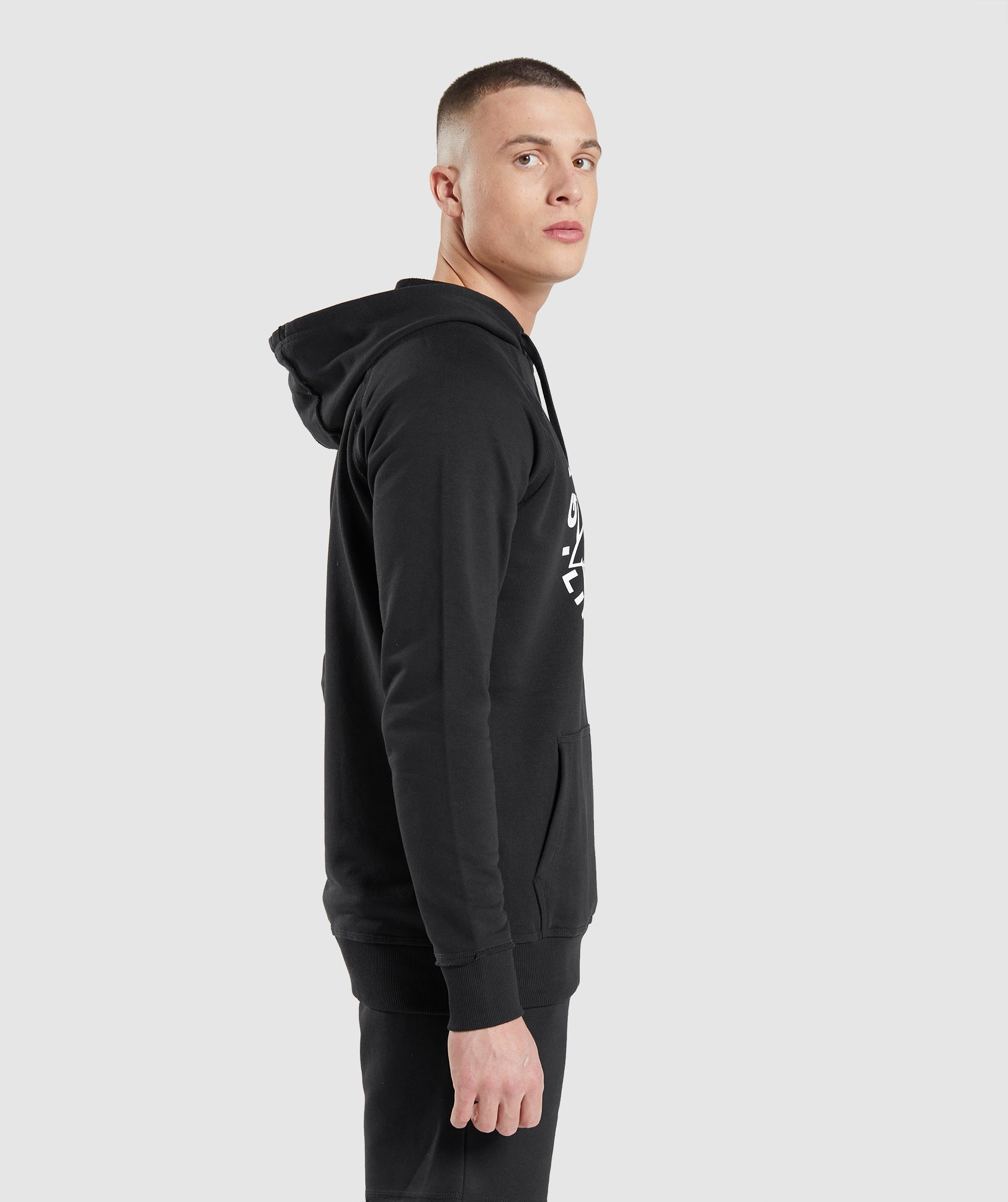 Black Men's Gymshark Legacy Hoodie | SBAVLH-154