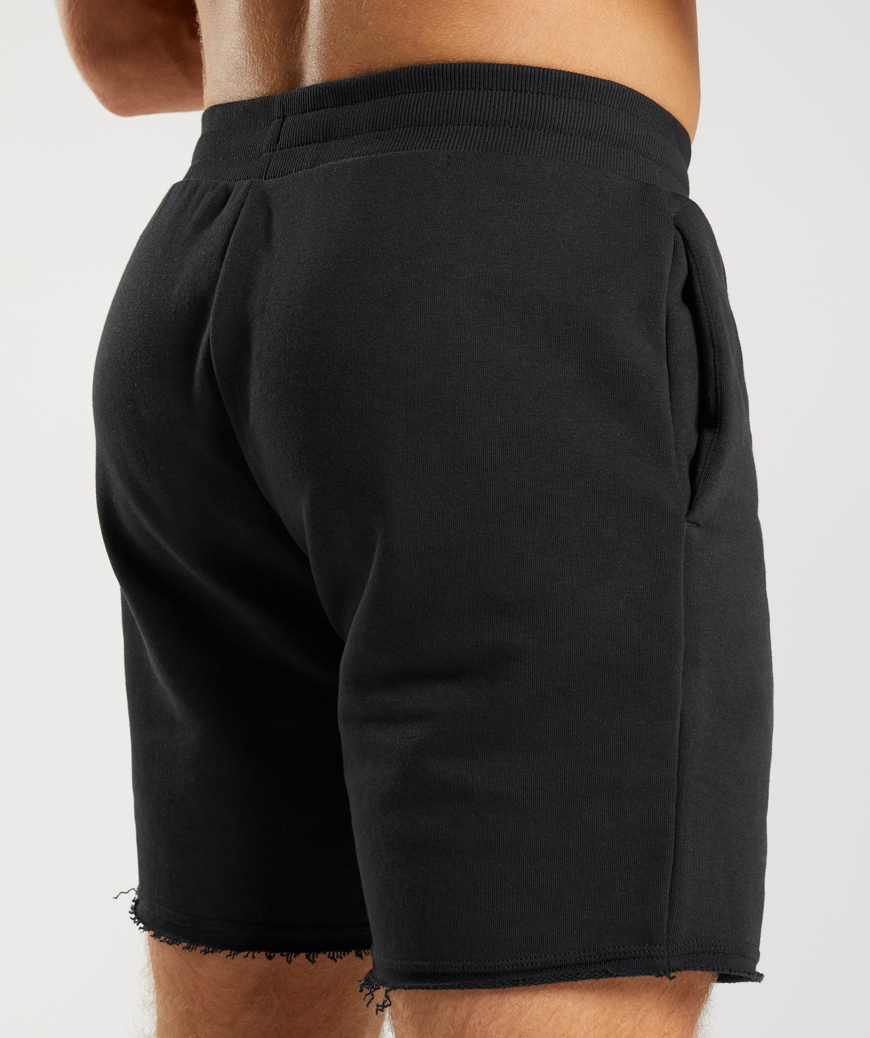 Black Men's Gymshark Legacy Shorts | QHTMSE-415