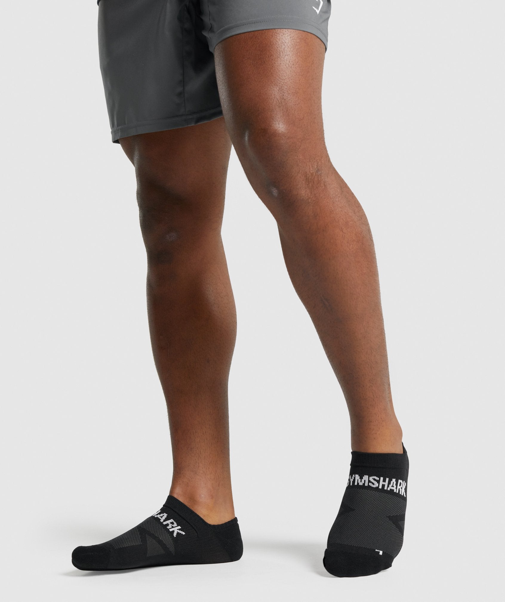 Black Men's Gymshark No Show Performance Socks | SJTWZL-136