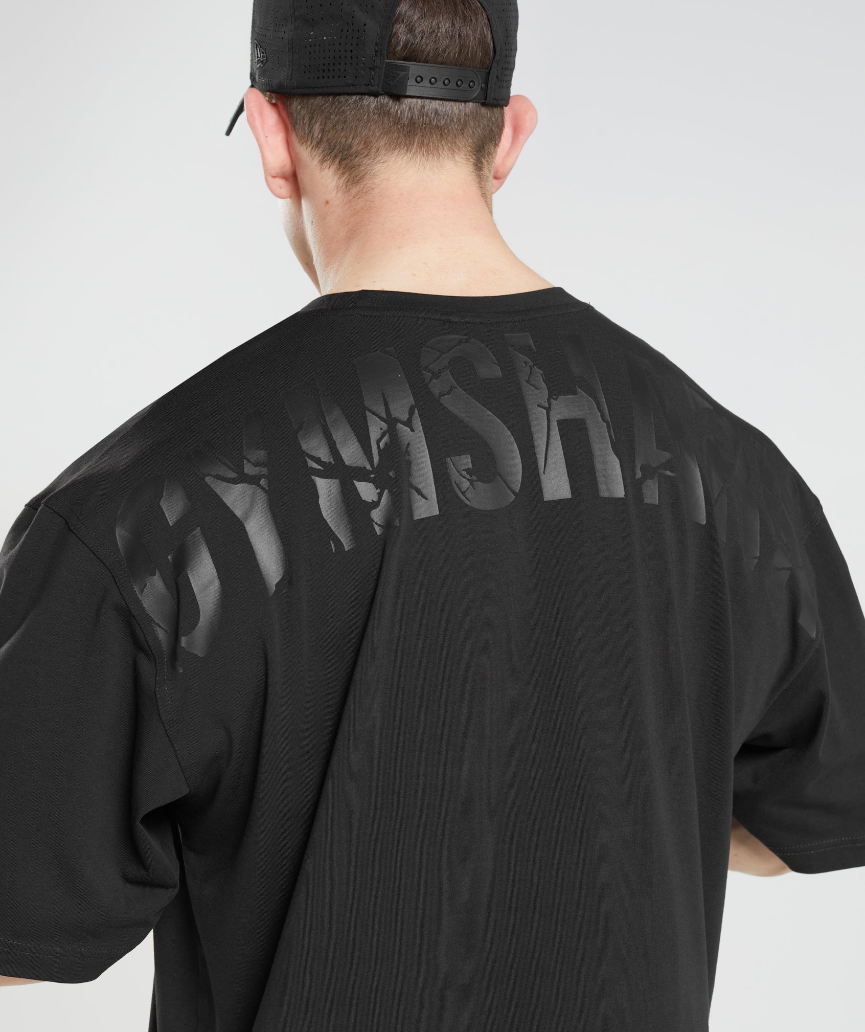 Black Men's Gymshark Power T Shirts | RHYSTE-928