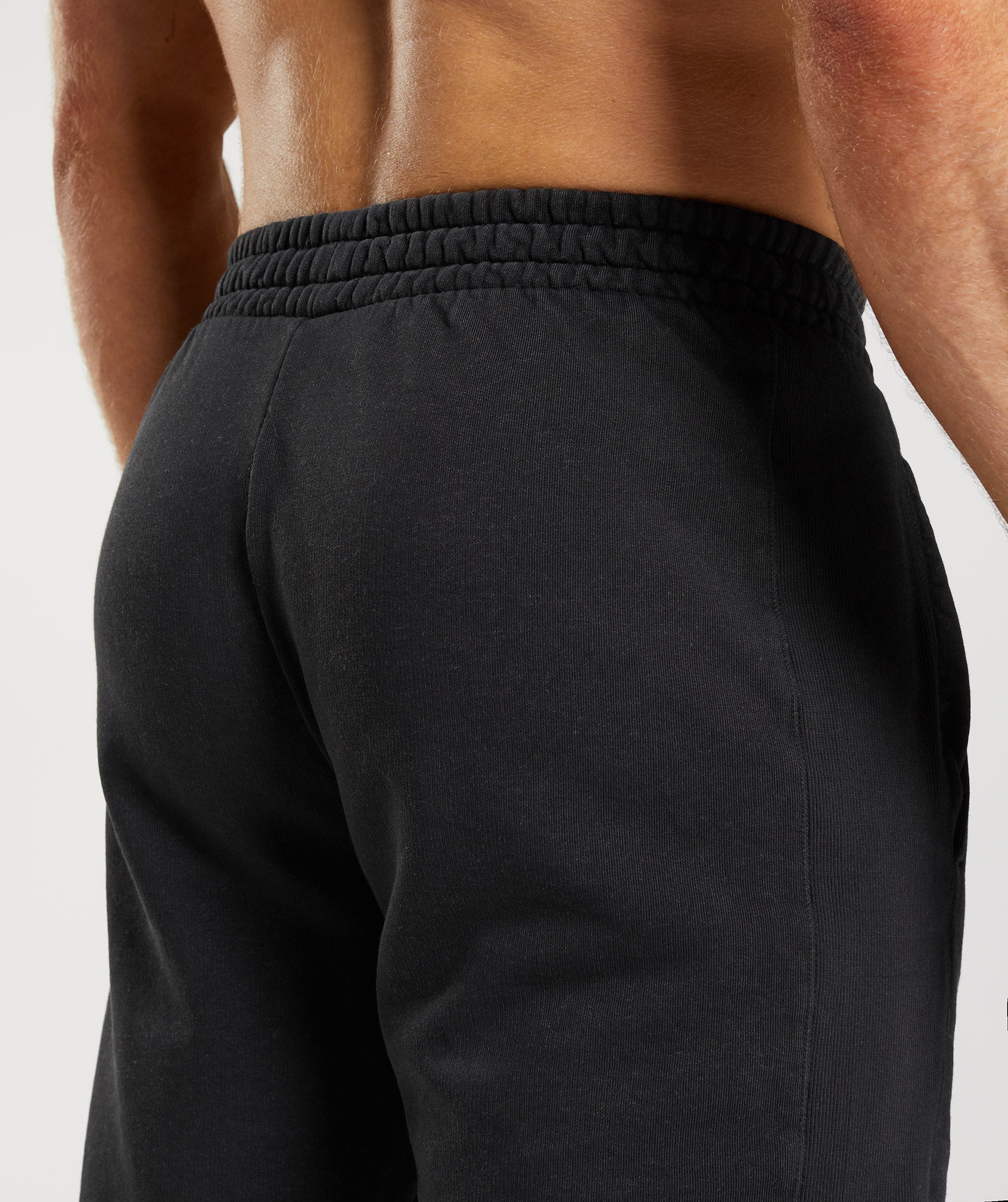 Black Men's Gymshark Power Washed Jogger | ORPDZU-103