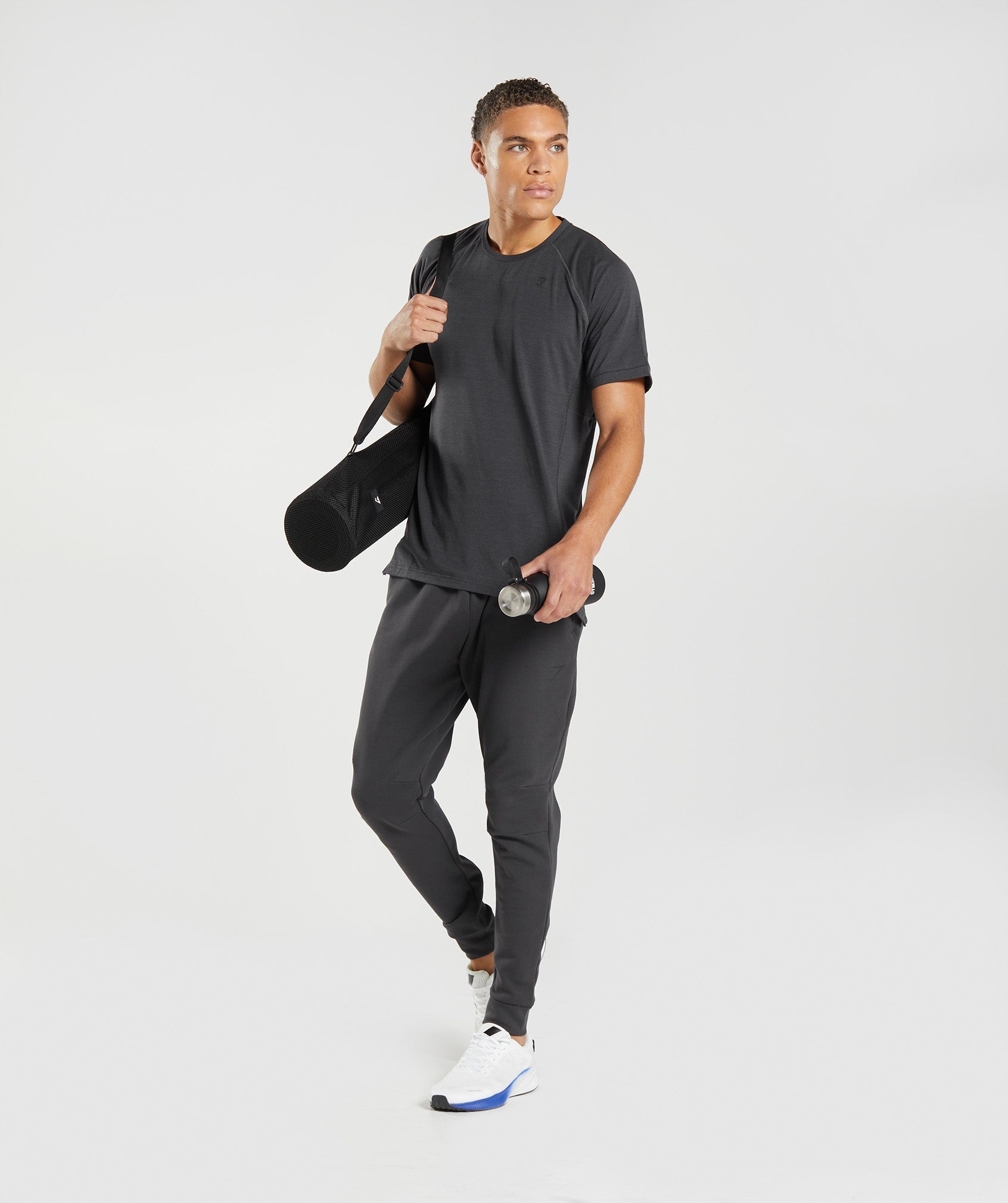 Black Men's Gymshark Rest Day Knit Jogger | ZTIHCK-146