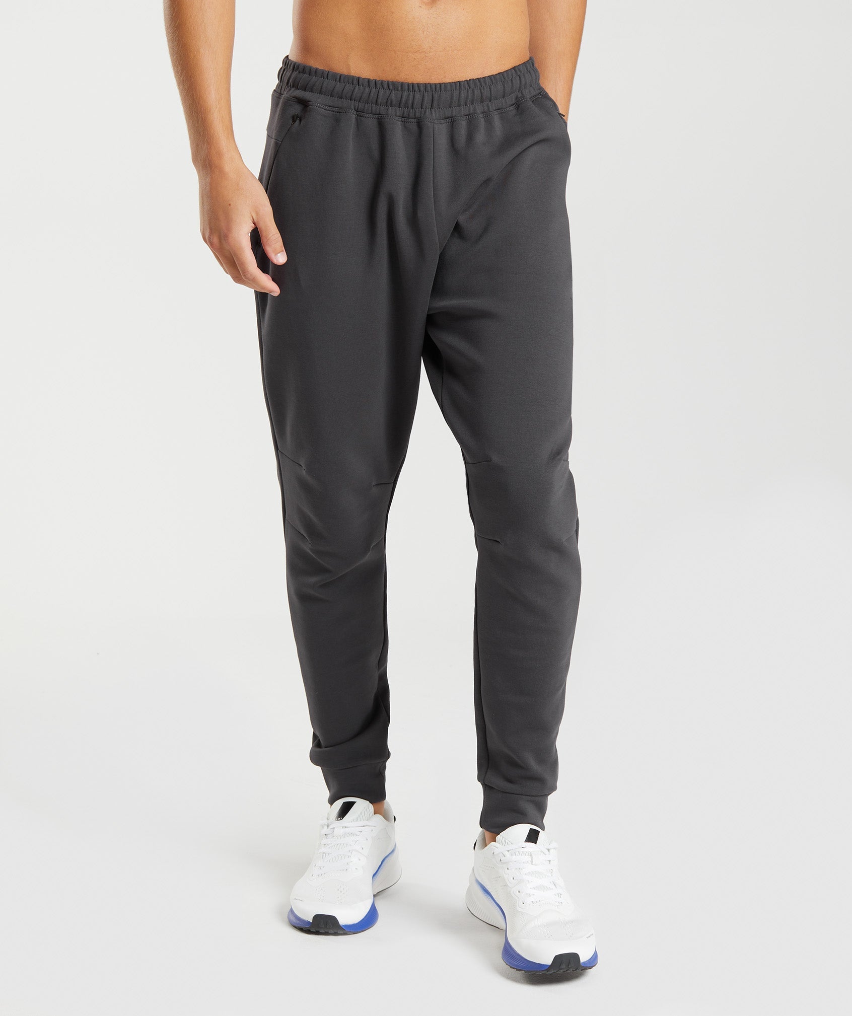 Black Men\'s Gymshark Rest Day Knit Jogger | ZTIHCK-146