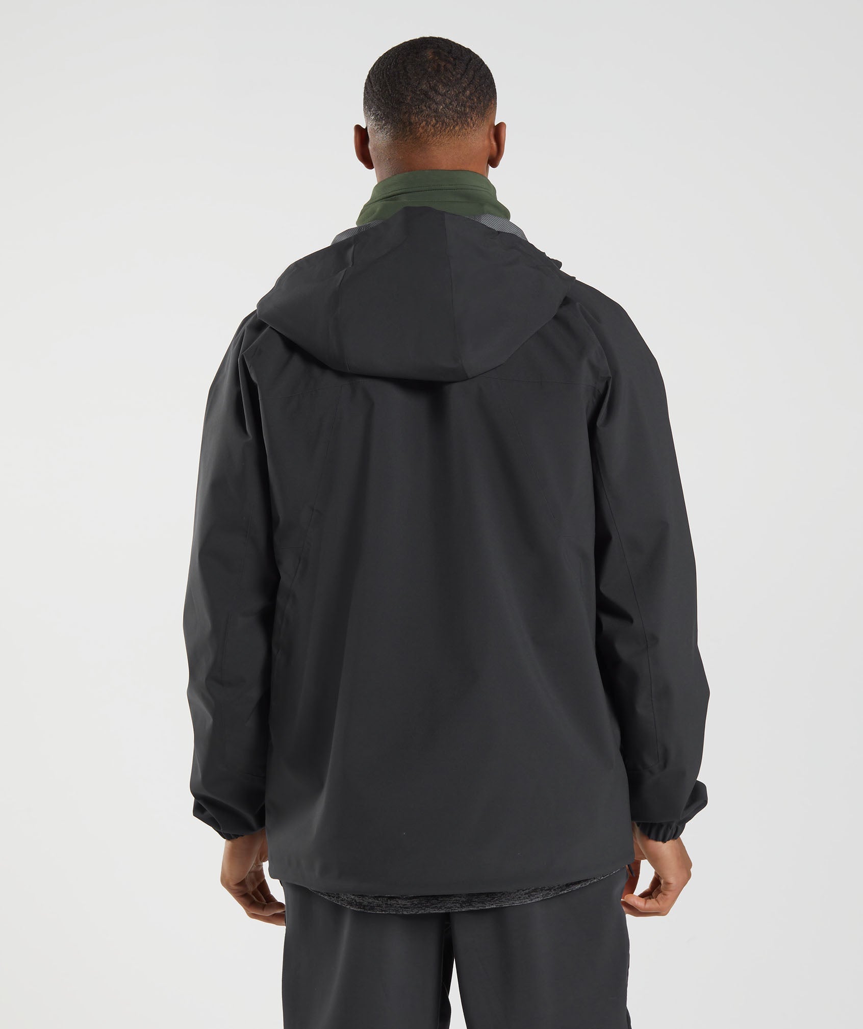 Black Men's Gymshark Retake Jackets | UHJXKN-283