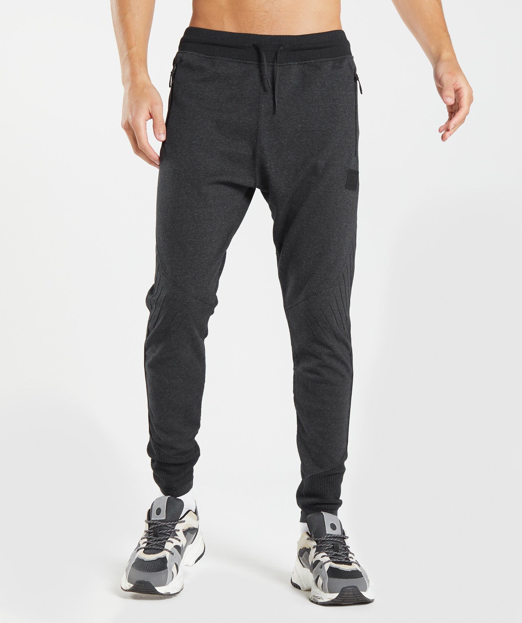 Black Men\'s Gymshark Retake Knit Jogger | EYPTVG-168