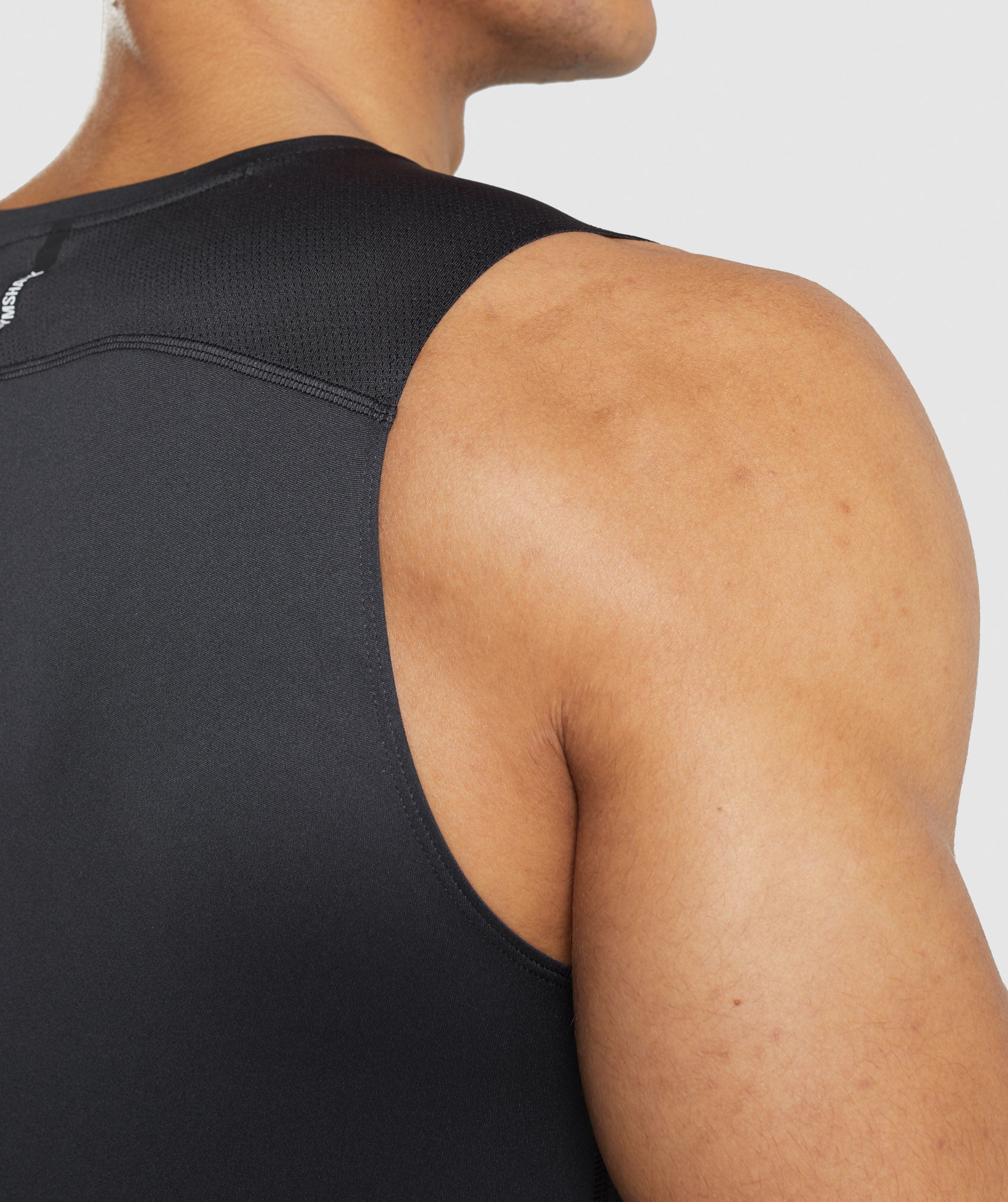 Black Men's Gymshark Speed Evolve Tanks | XIKOLJ-947