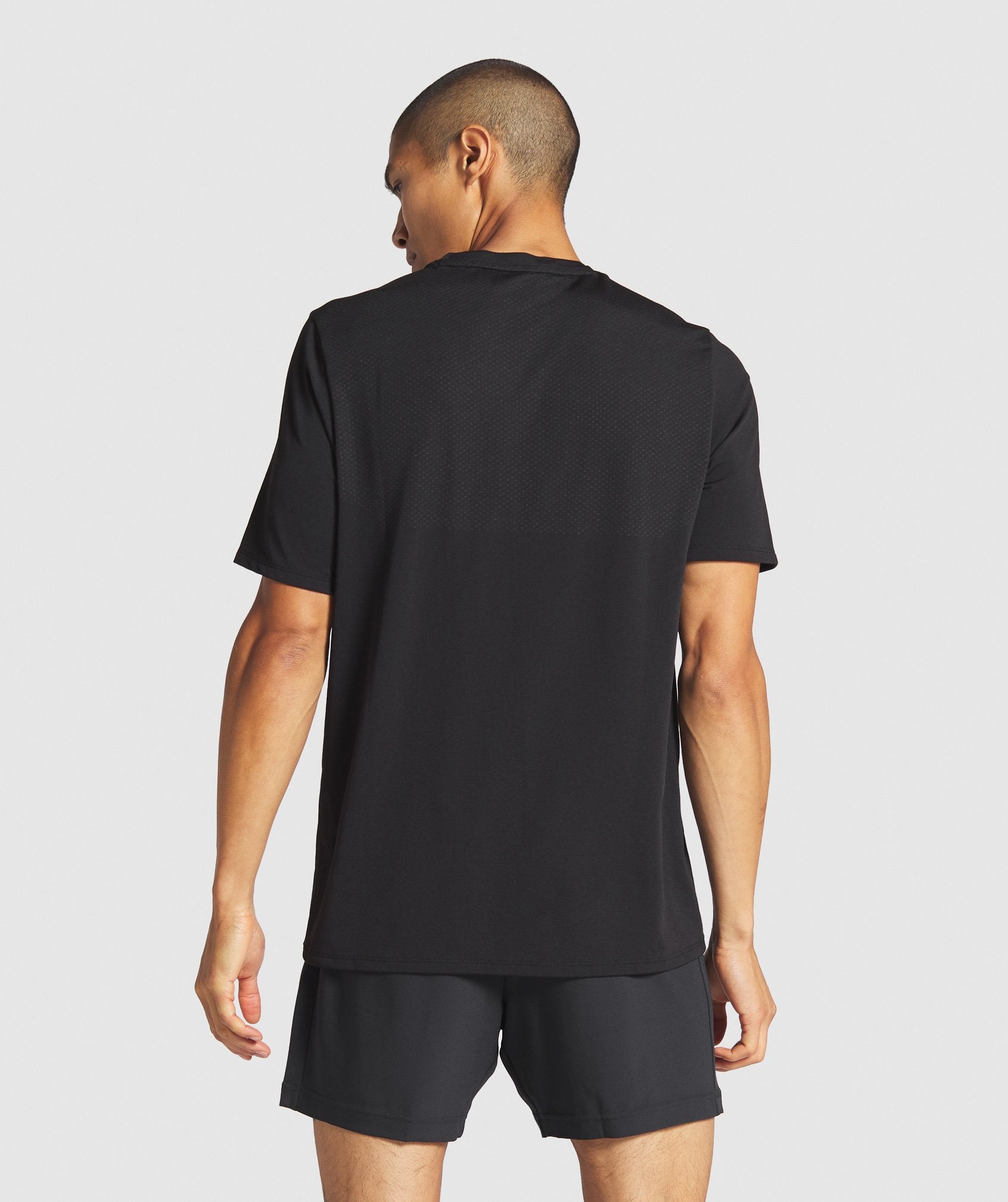 Black Men's Gymshark Vital T Shirts | IVPKRT-591