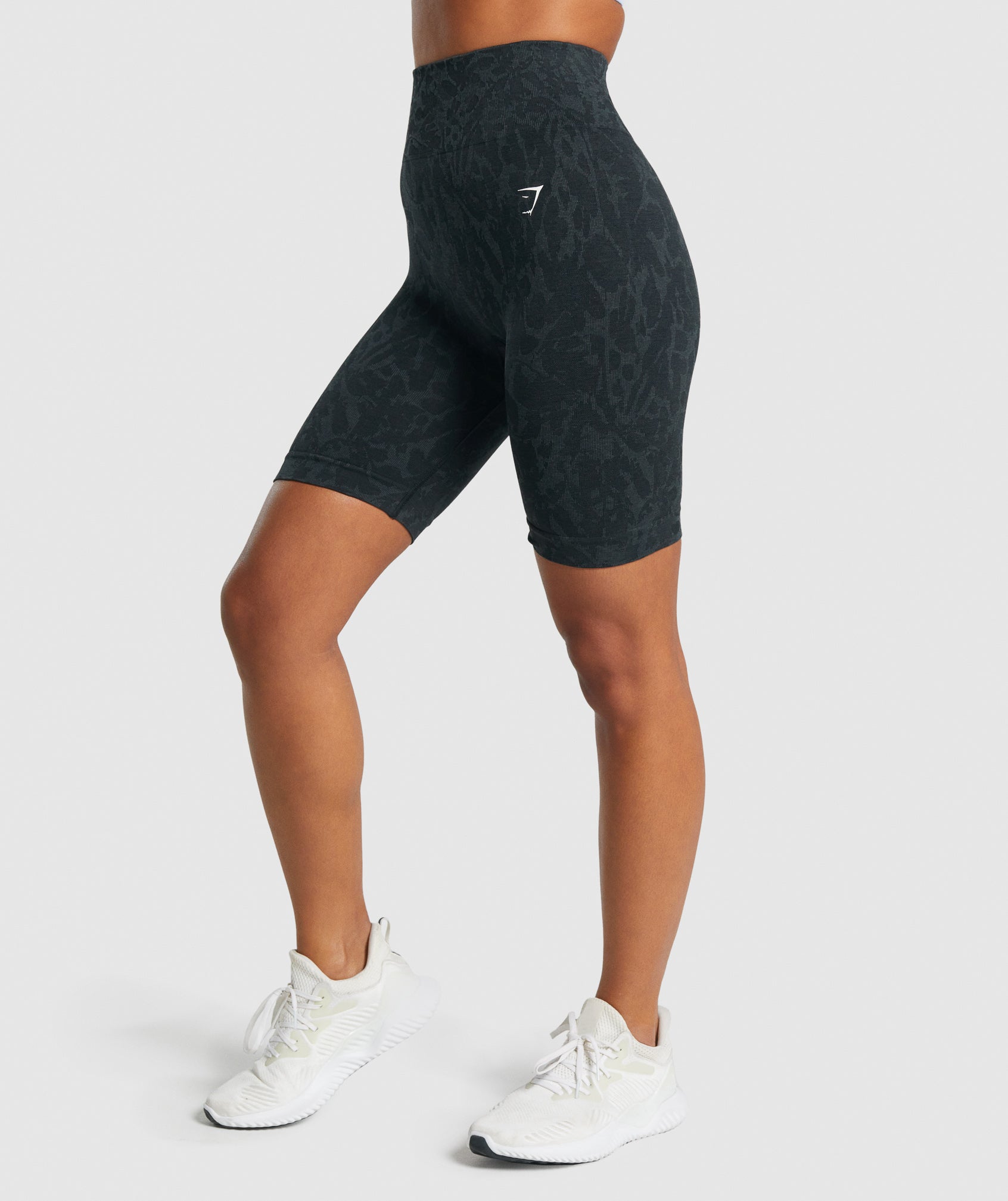 Black Women's Gymshark Adapt Animal Seamless Cycling Shorts | HFBKVS-523