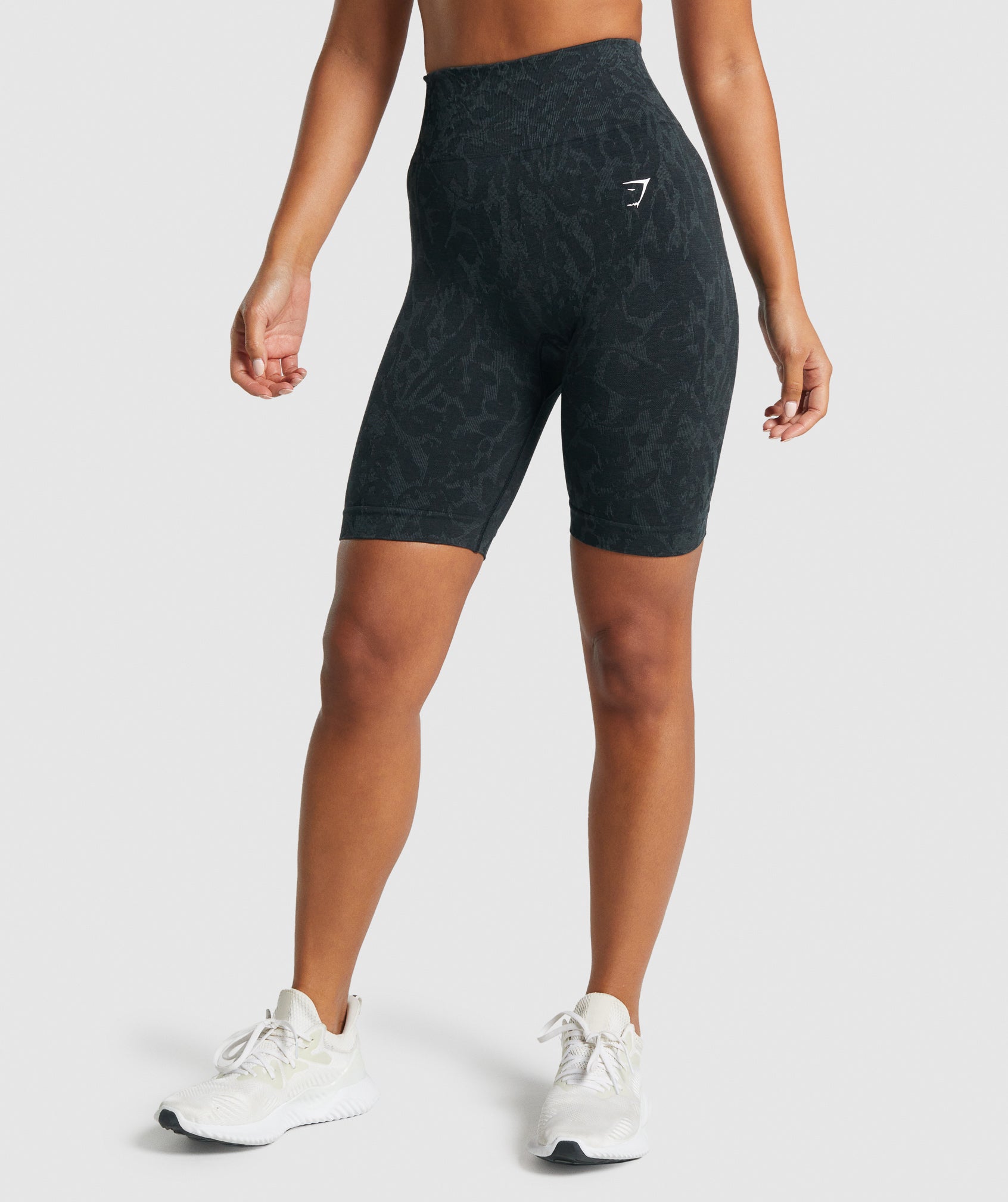 Black Women\'s Gymshark Adapt Animal Seamless Cycling Shorts | HFBKVS-523