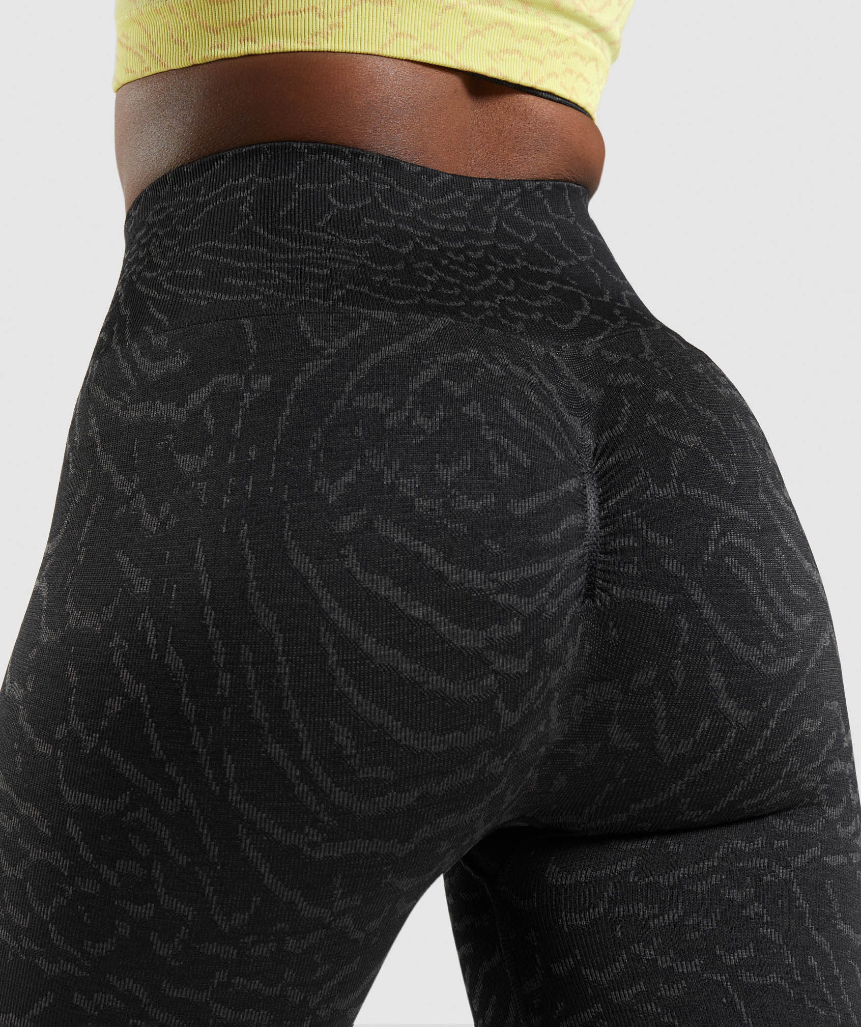 Black Women's Gymshark Adapt Animal Seamless Cycling Shorts | JGDSWQ-069