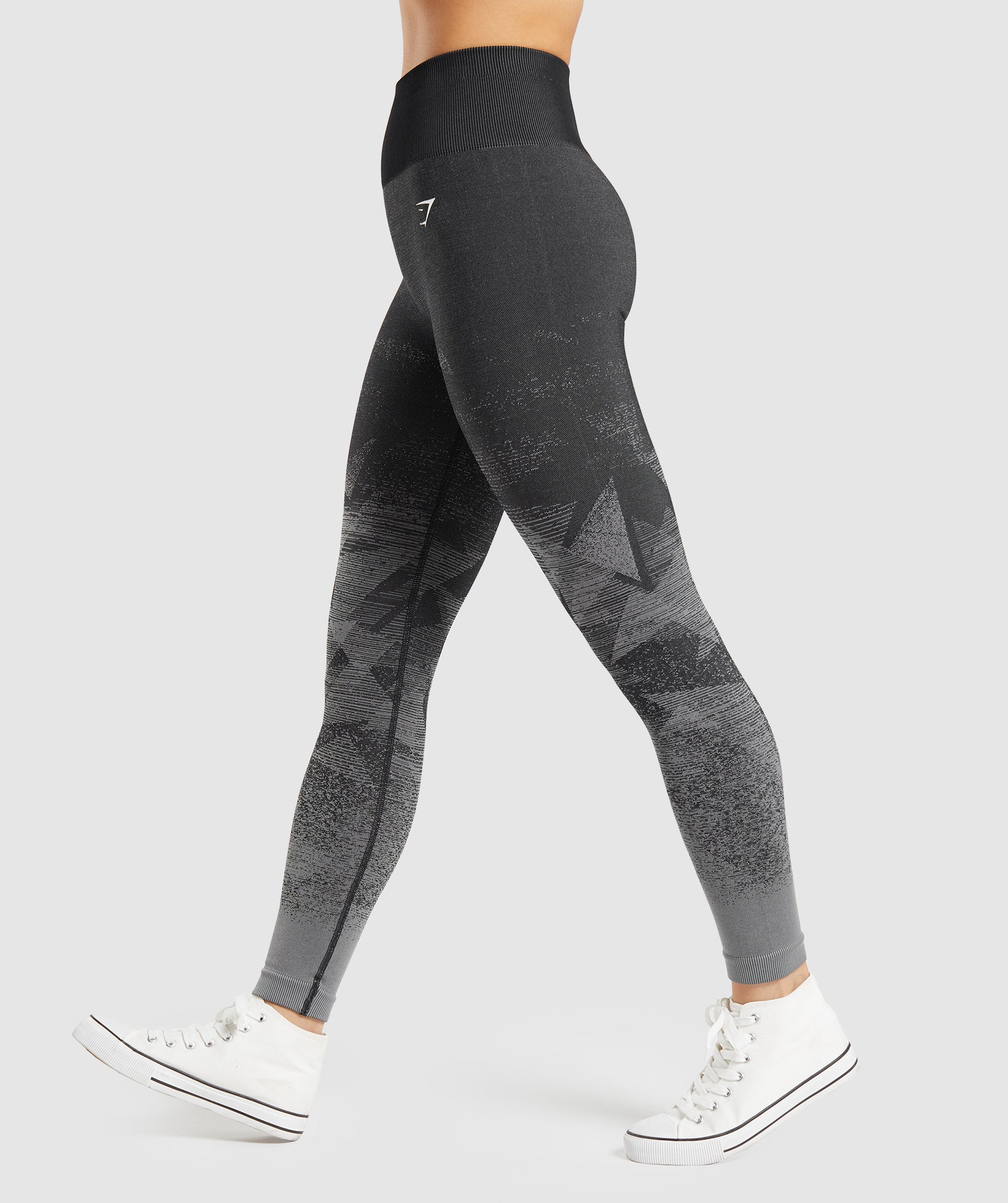 Black Women's Gymshark Adapt Ombre Seamless Leggings | LQJSHC-952