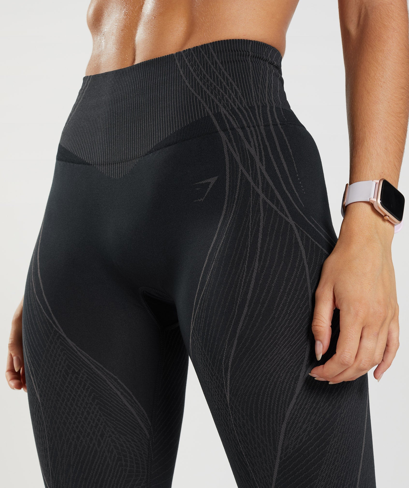 Black Women's Gymshark Apex Seamless Leggings | ICWBOS-158