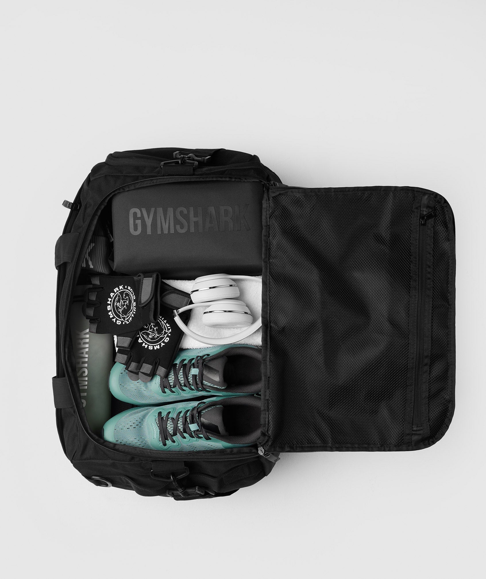 Black Women's Gymshark Bold Holdall Bags | ZPBGTJ-215