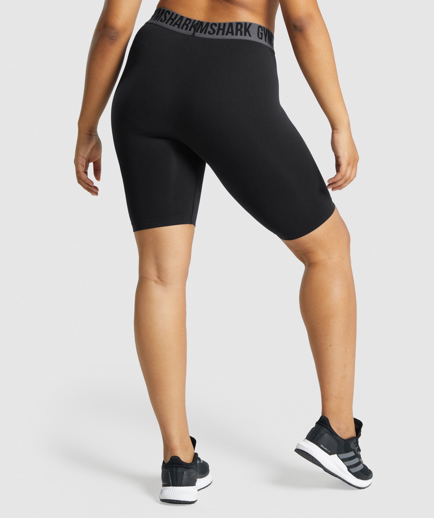 Black Women's Gymshark Fit Seamless Cycling Shorts | QYVTPF-278