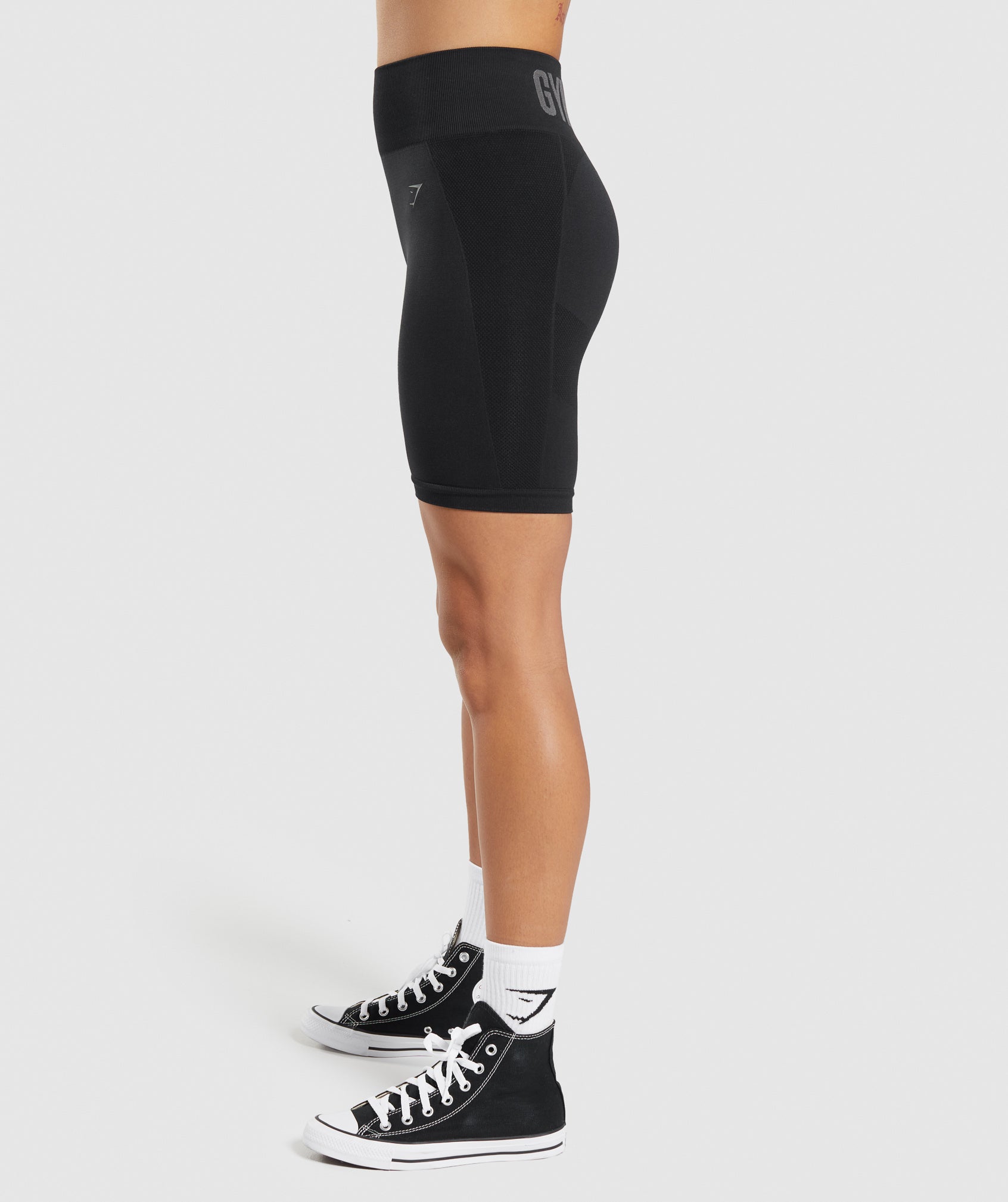 Black Women's Gymshark Flex Cycling Shorts | DKWLEM-509