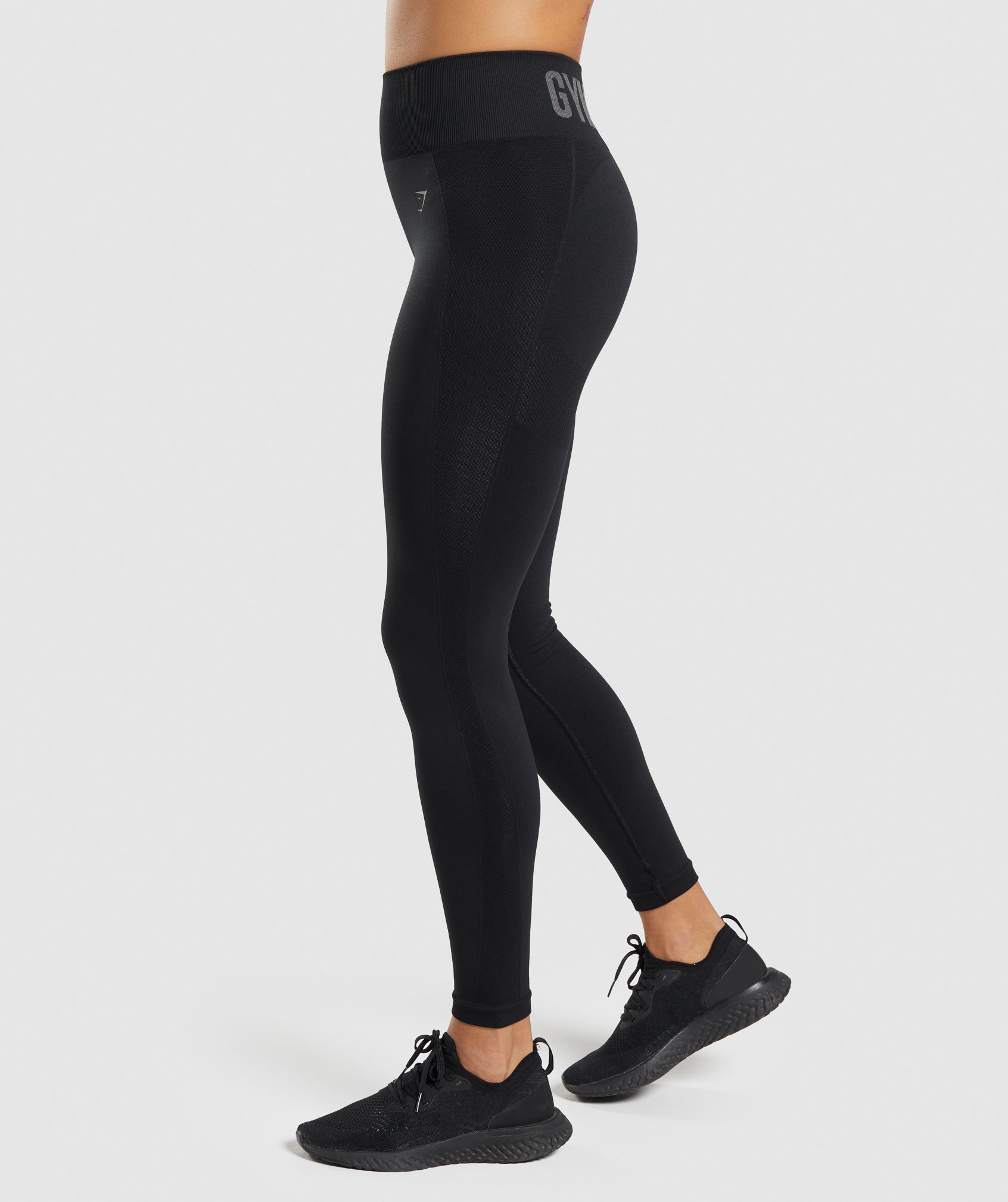 Black Women's Gymshark Flex High Waisted Leggings | VUDPBI-610