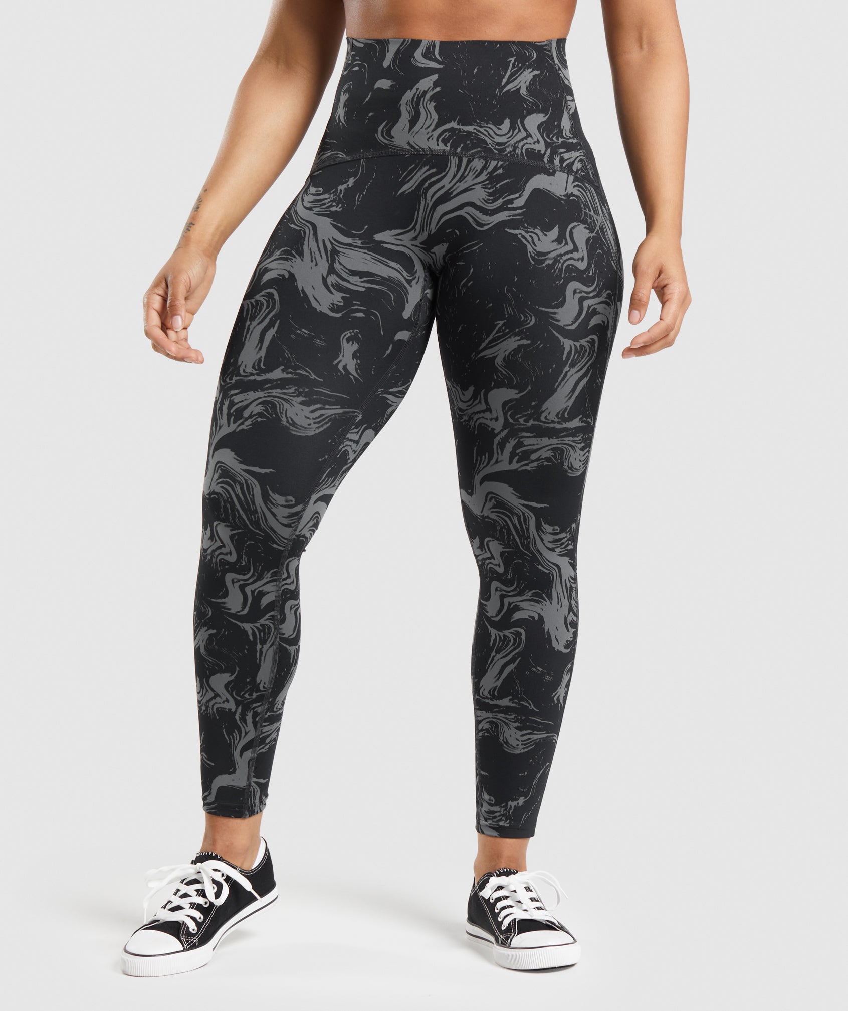 Black Women\'s Gymshark GS Power High Rise Leggings | MWZSBN-064