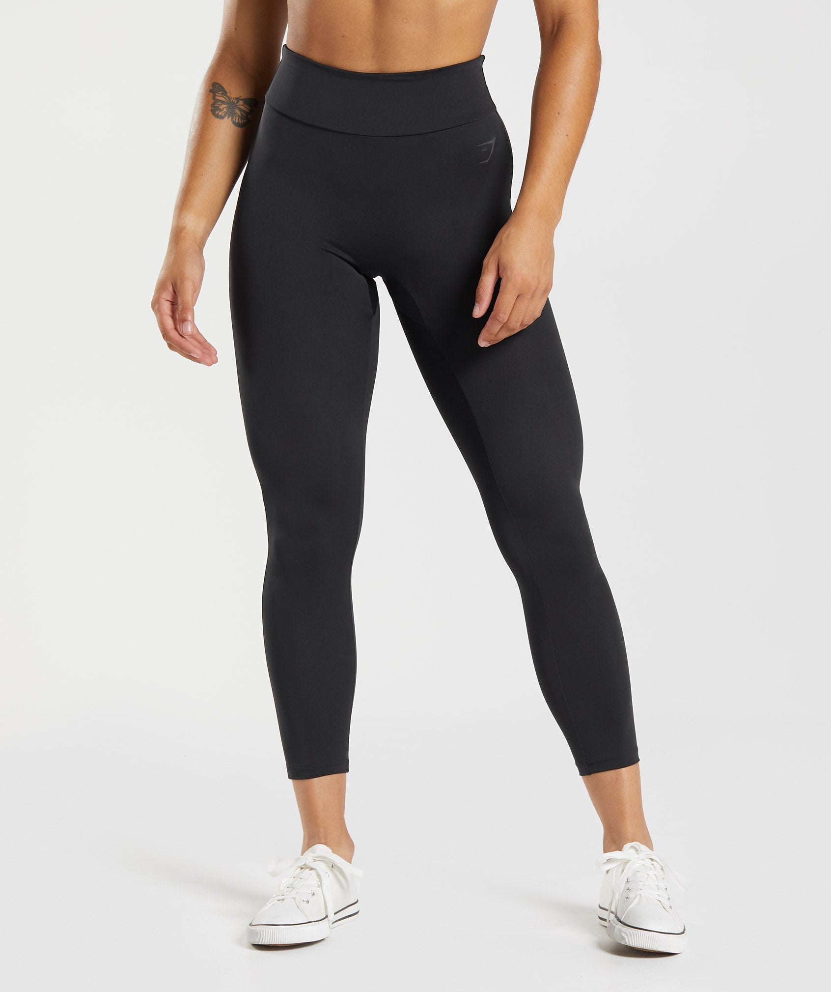 Black Women\'s Gymshark GS Power Original Leggings | ZHKDYV-179