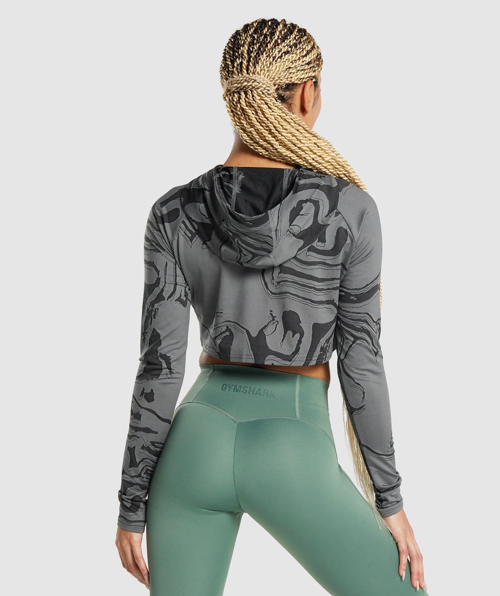 Black Women's Gymshark GS Power Pullover Sweatshirts | NEXVRS-095