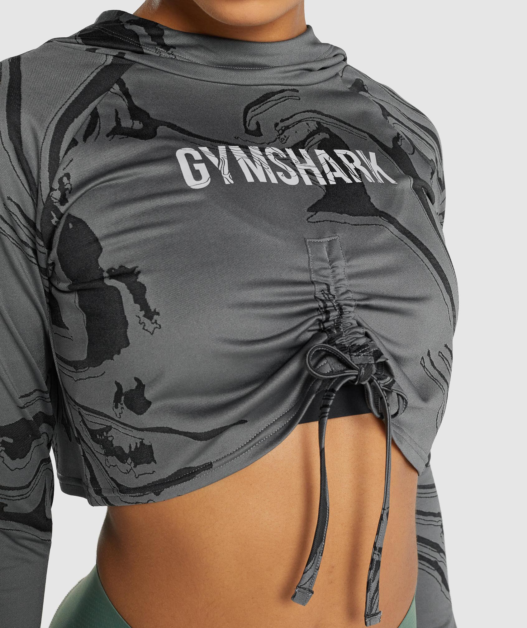 Black Women's Gymshark GS Power Pullover Sweatshirts | NEXVRS-095