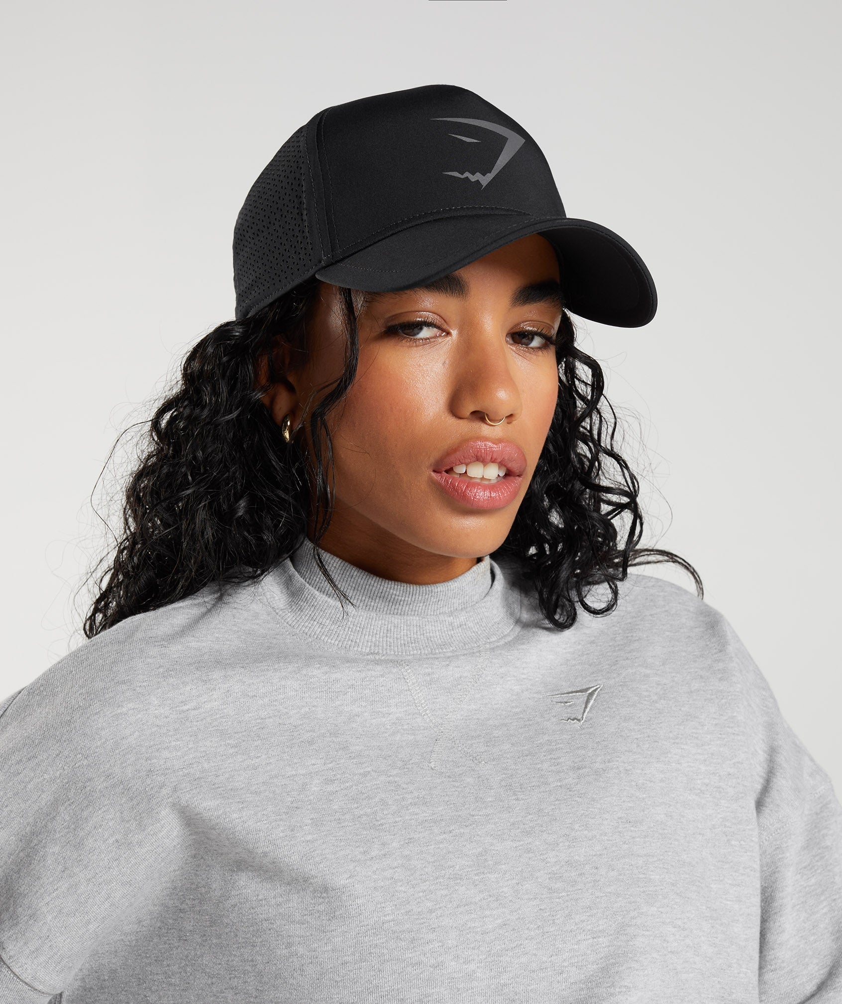 Black Women's Gymshark Mesh Trucker Hats | FZYRMH-580