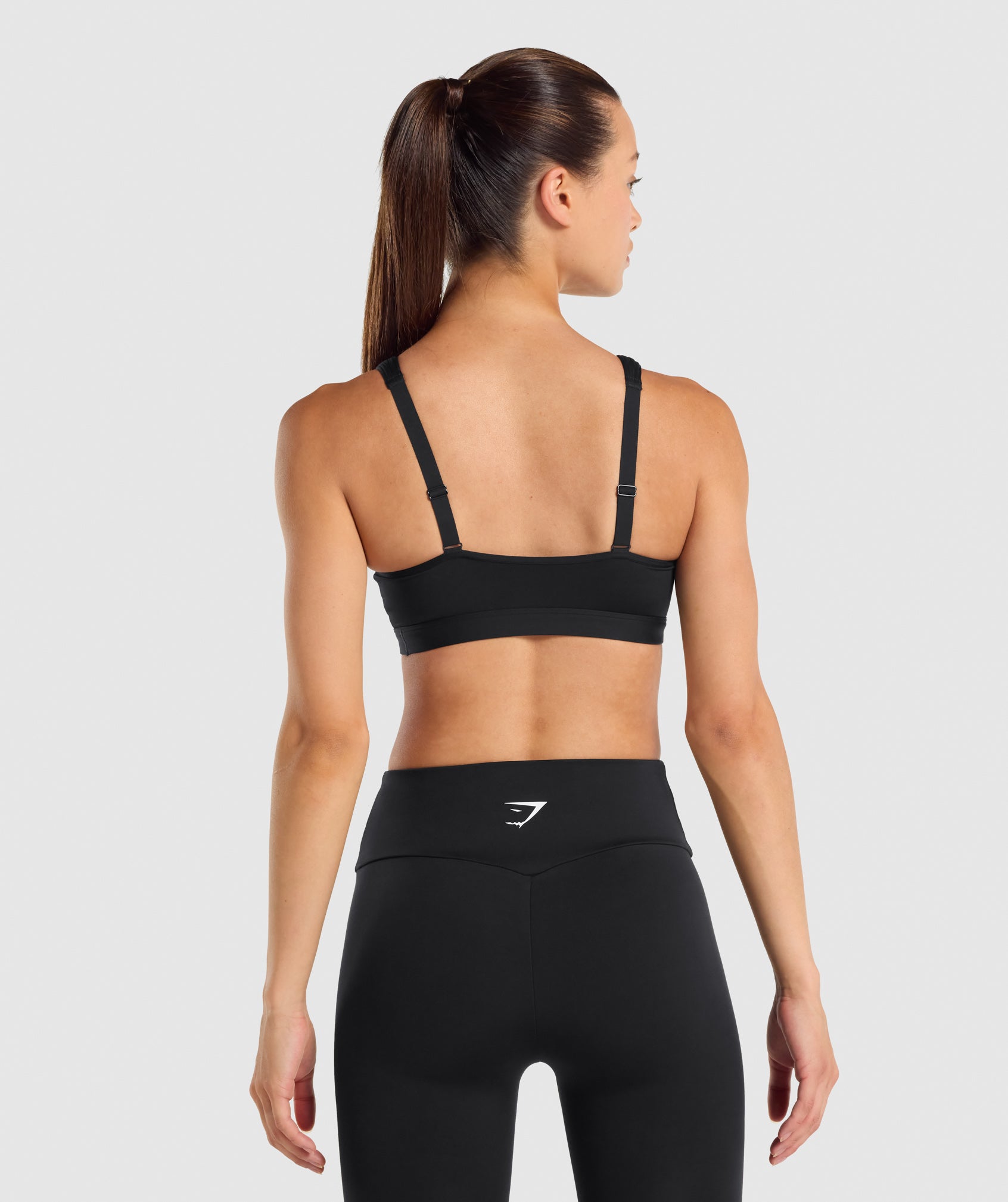 Black Women's Gymshark Scoop Neck Sports Bra | UREGOD-269