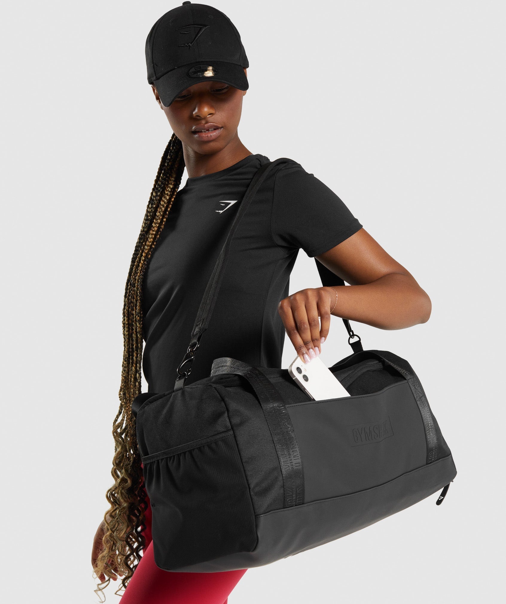 Black Women's Gymshark Small Everyday Gym Bags | TBKCNW-510