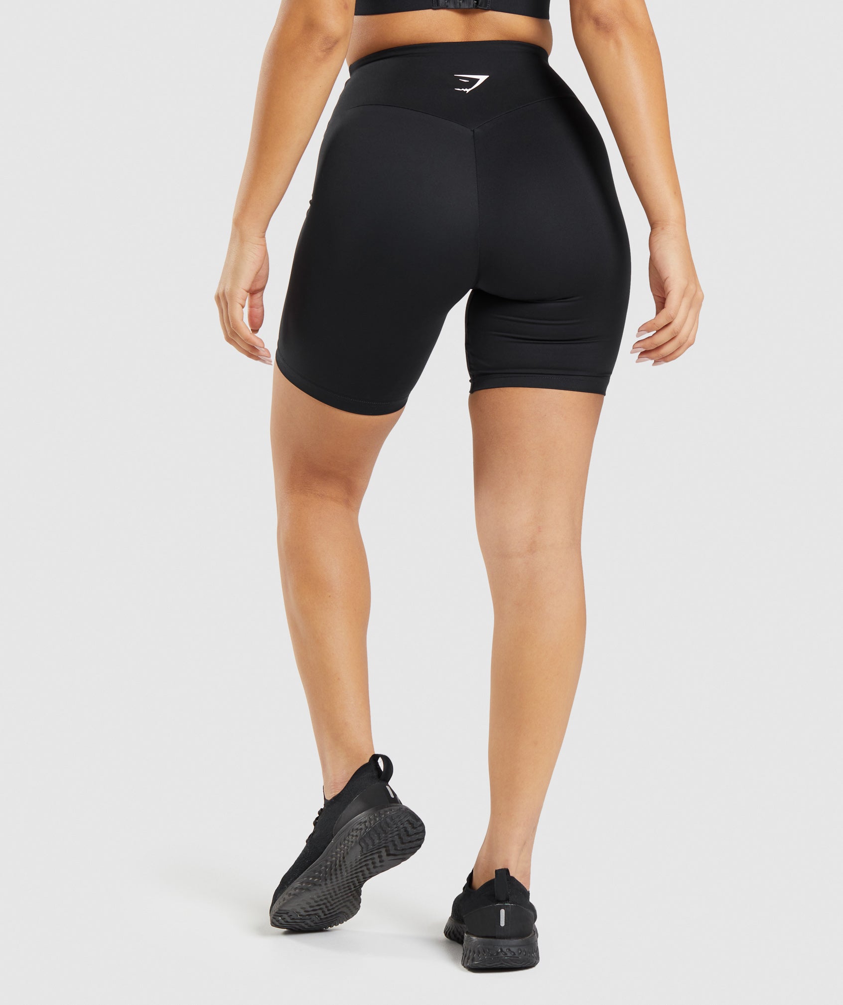 Black Women's Gymshark Training Cycling Shorts | ZUERTG-817