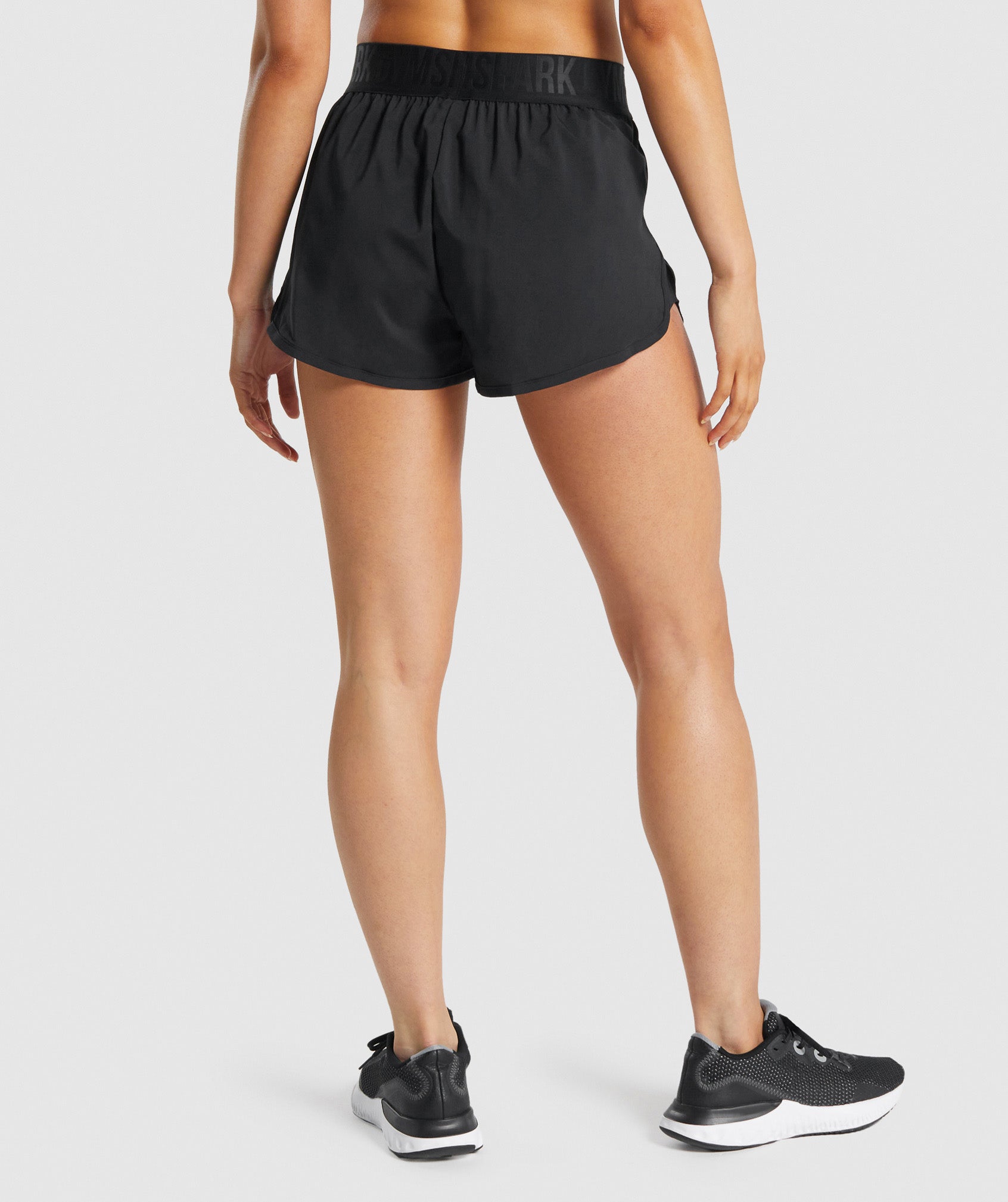 Black Women's Gymshark Training Loose Fit Shorts | LXZCNM-837