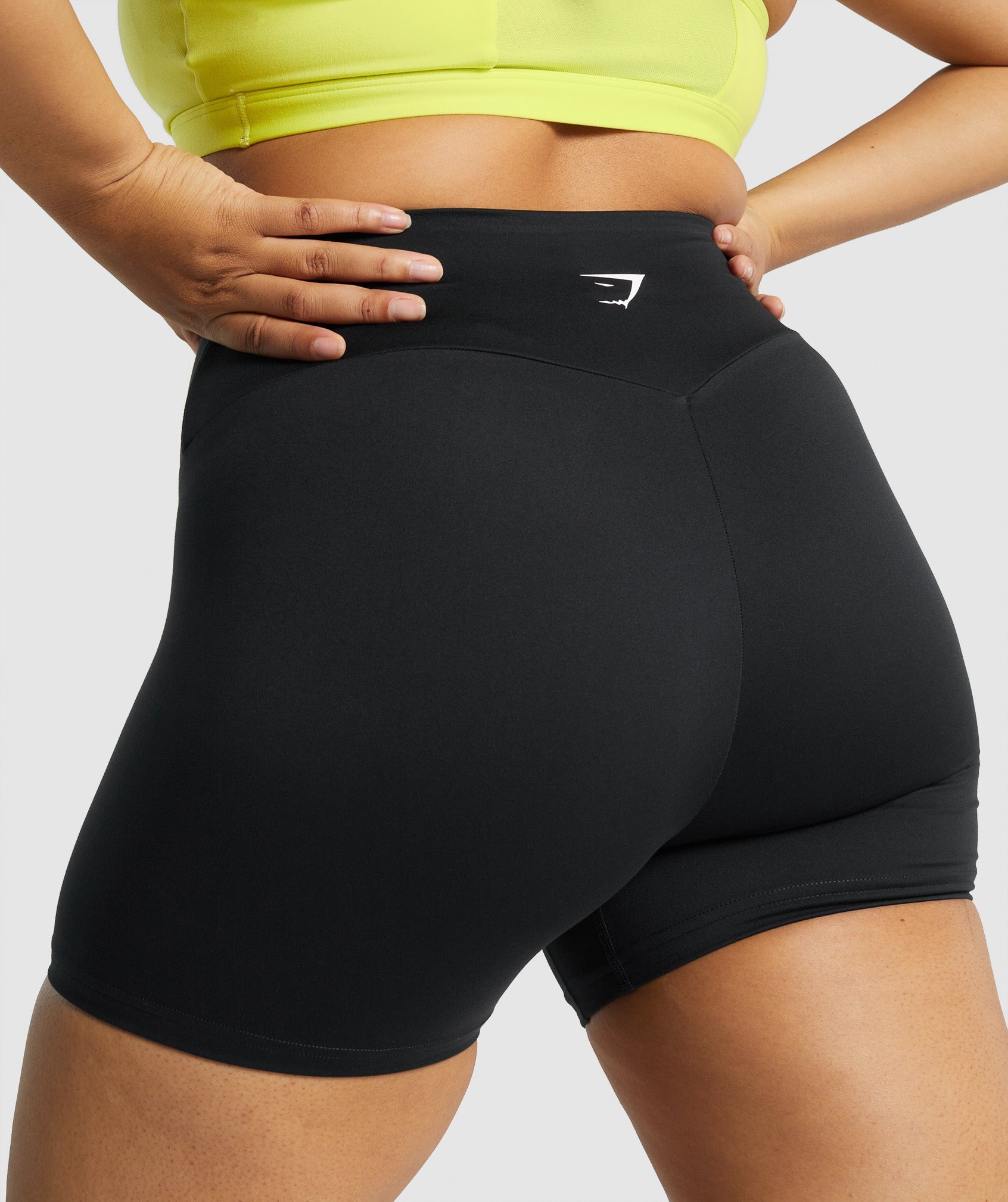 Black Women's Gymshark Training Shorts | JTSPDR-742