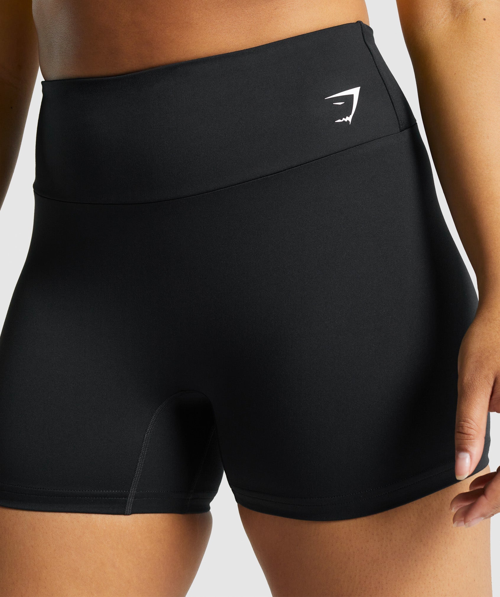 Black Women's Gymshark Training Shorts | JTSPDR-742