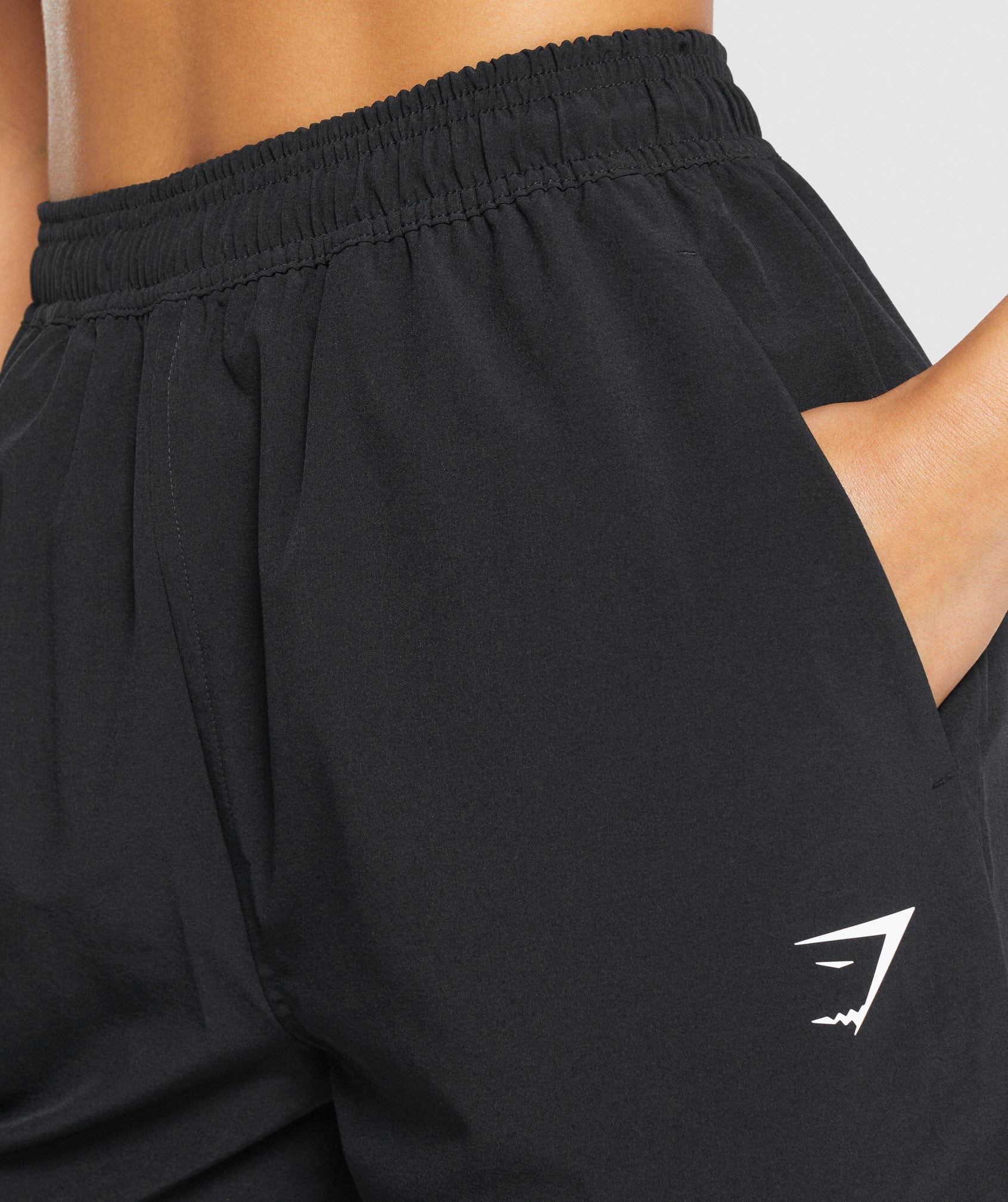 Black Women's Gymshark Training Woven Jogger | UQIJEN-862