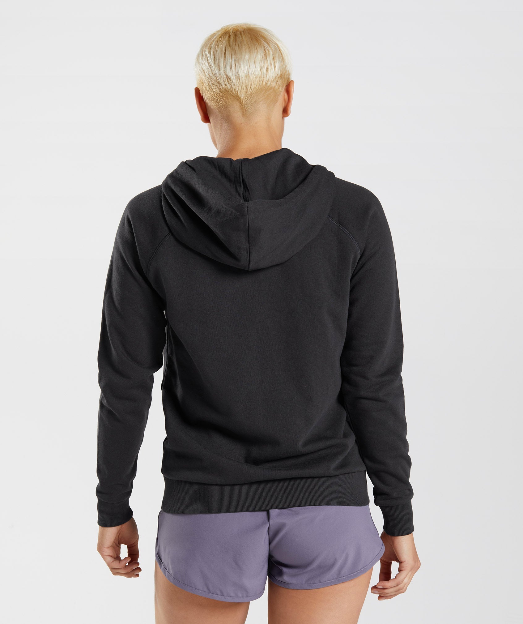 Black Women's Gymshark Training Zip Hoodie | LUWYCZ-917