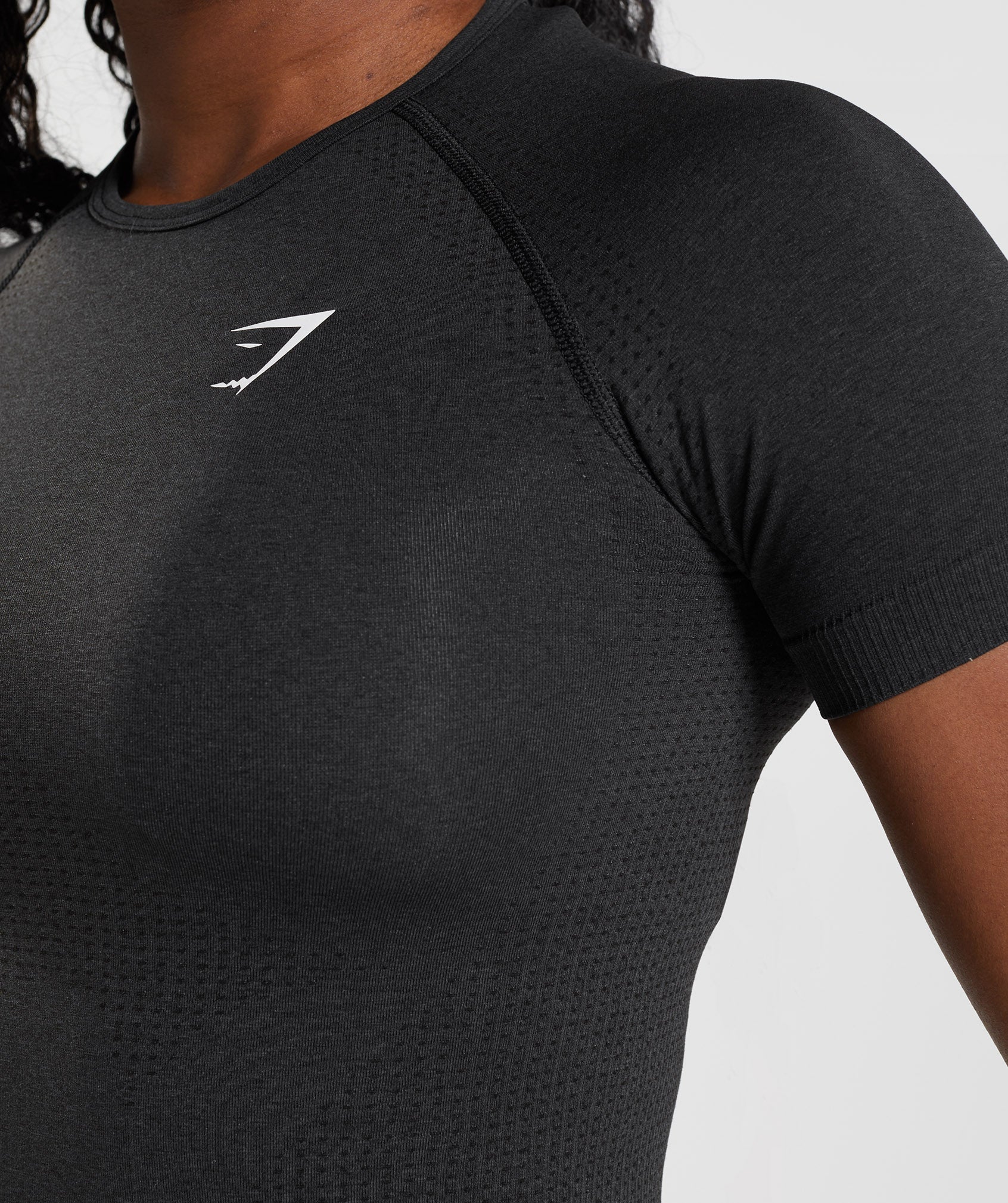 Black Women's Gymshark Vital Seamless 2.0 T Shirts | KVZAWI-403