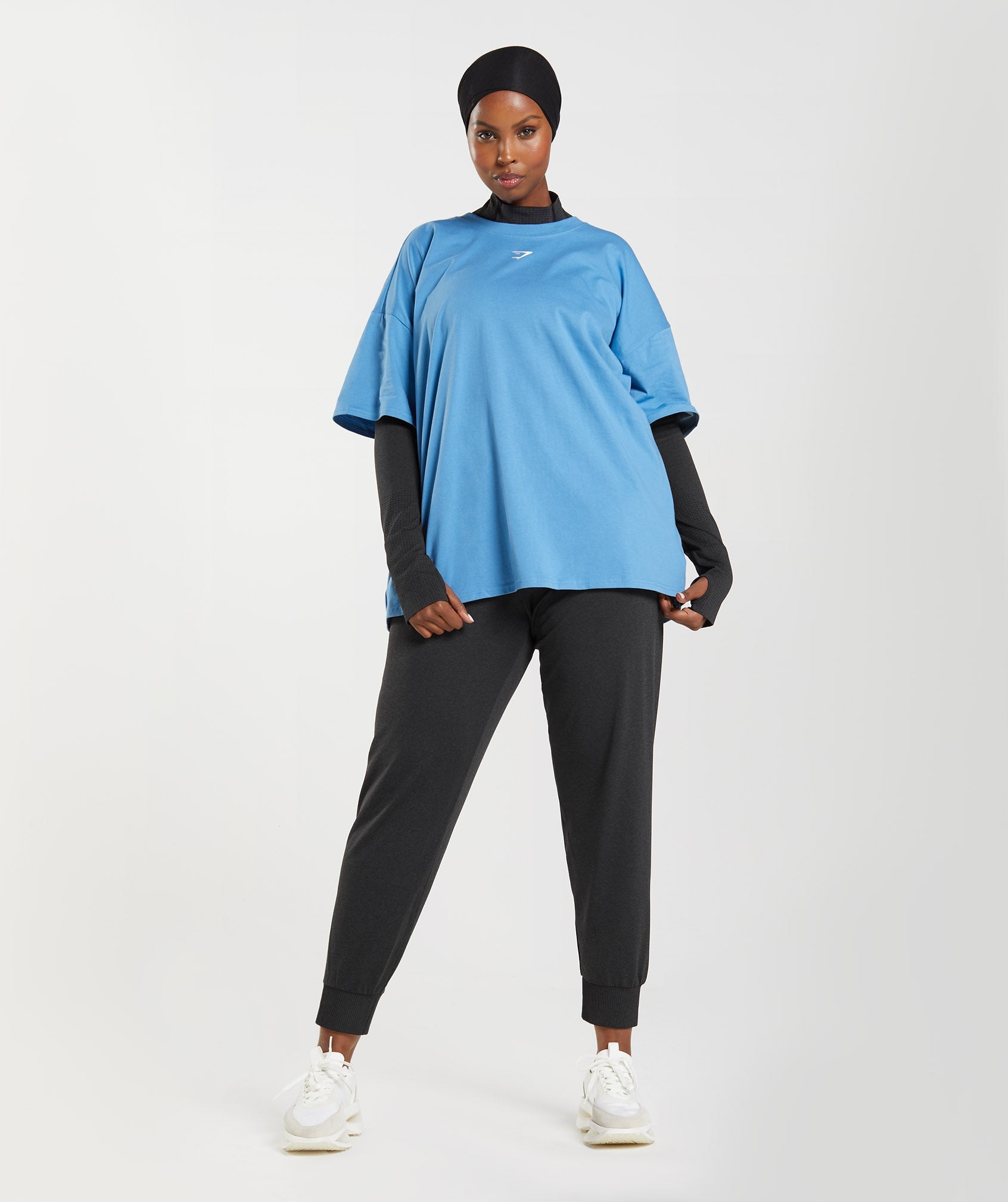 Black Women's Gymshark Vital Seamless 2.0 High Neck Midi Tops | WXYDJF-409