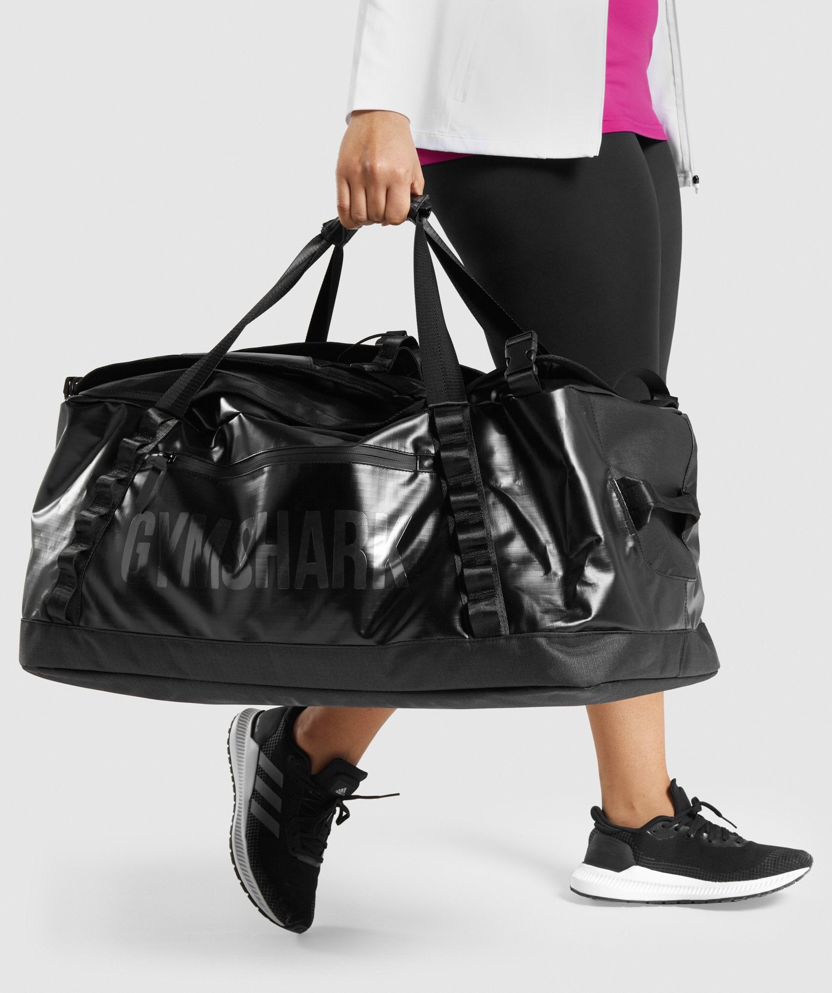 Black Women\'s Gymshark X-Series Duffle Bags | HUYPKD-847