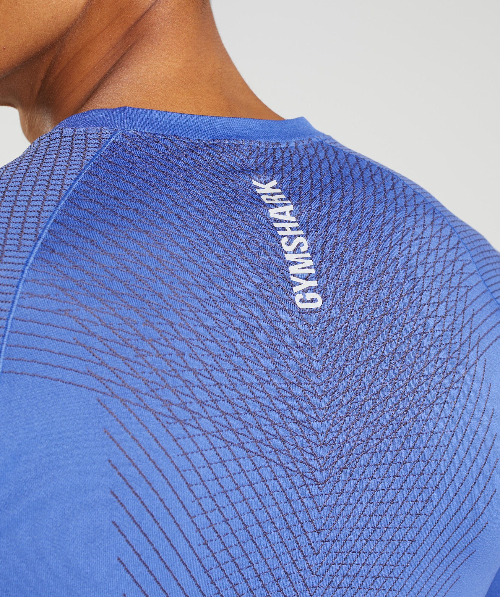 Blue Men's Gymshark Apex Seamless T Shirts | FOEUHI-160