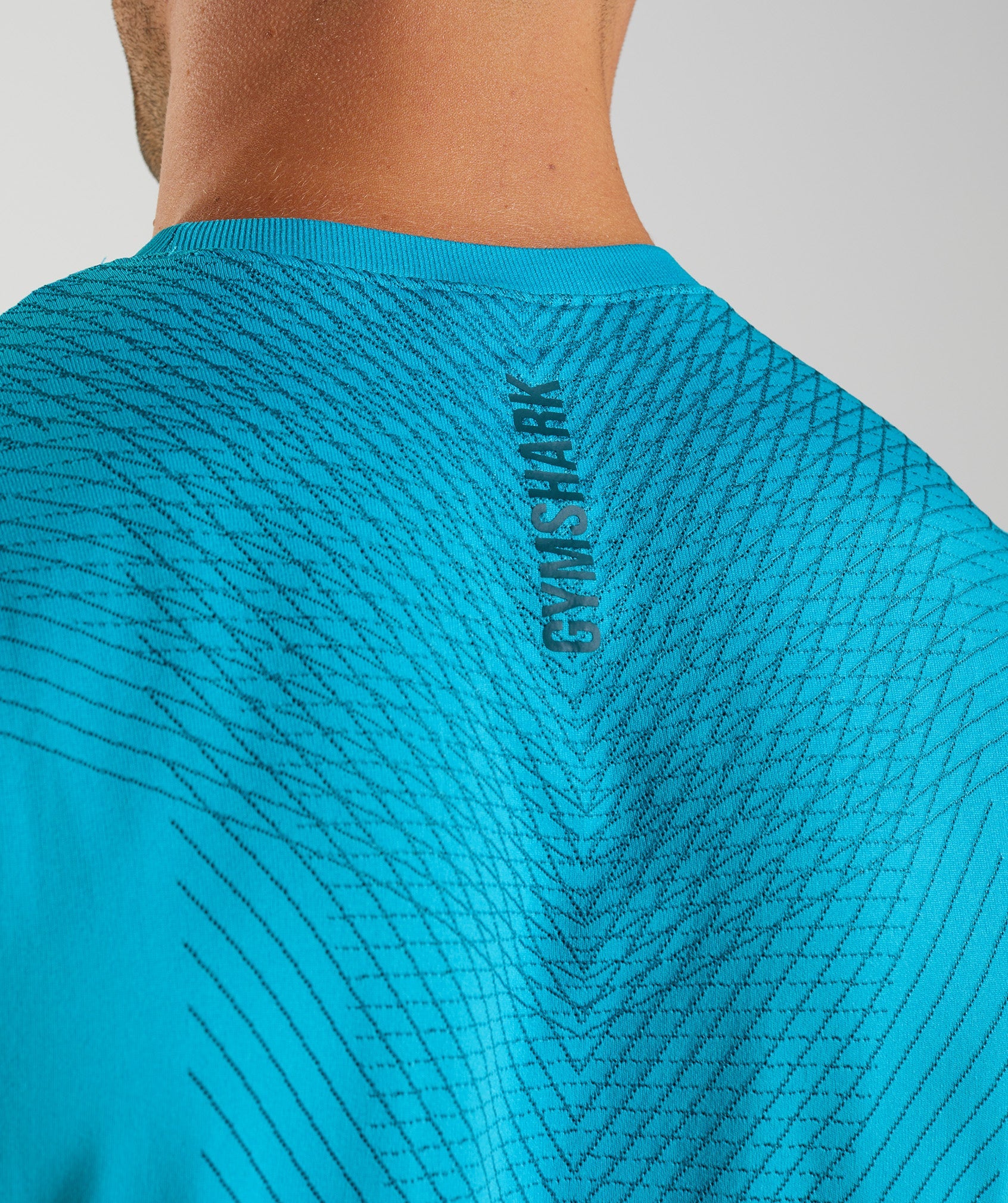 Blue Men's Gymshark Apex Seamless Tanks | QXORIT-743