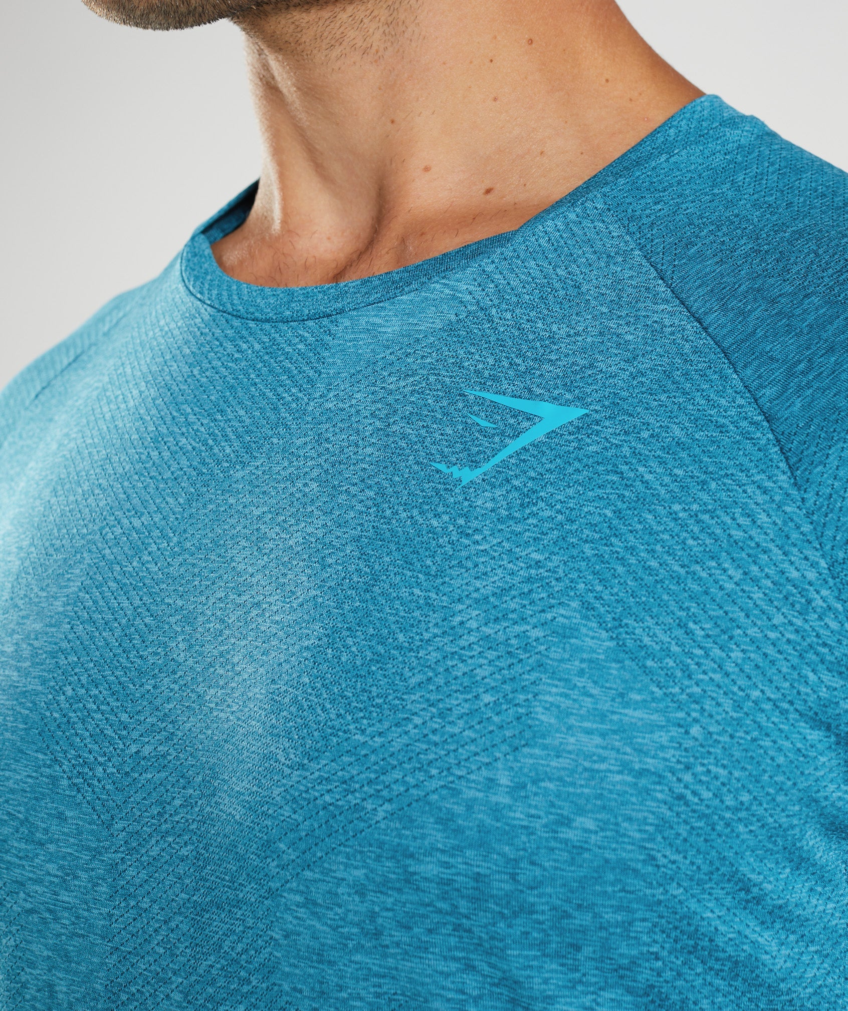 Blue Men's Gymshark Apex T Shirts | KCIVYQ-320