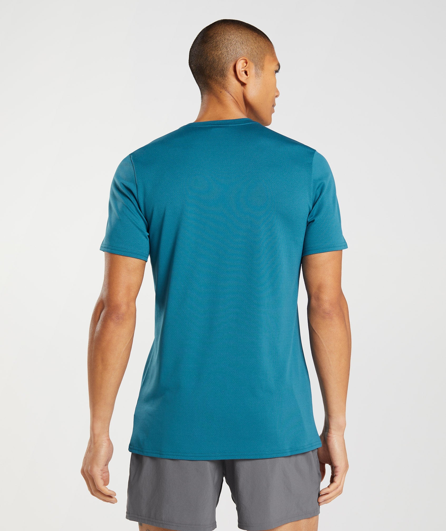 Blue Men's Gymshark Arrival T Shirts | BKLNZP-854