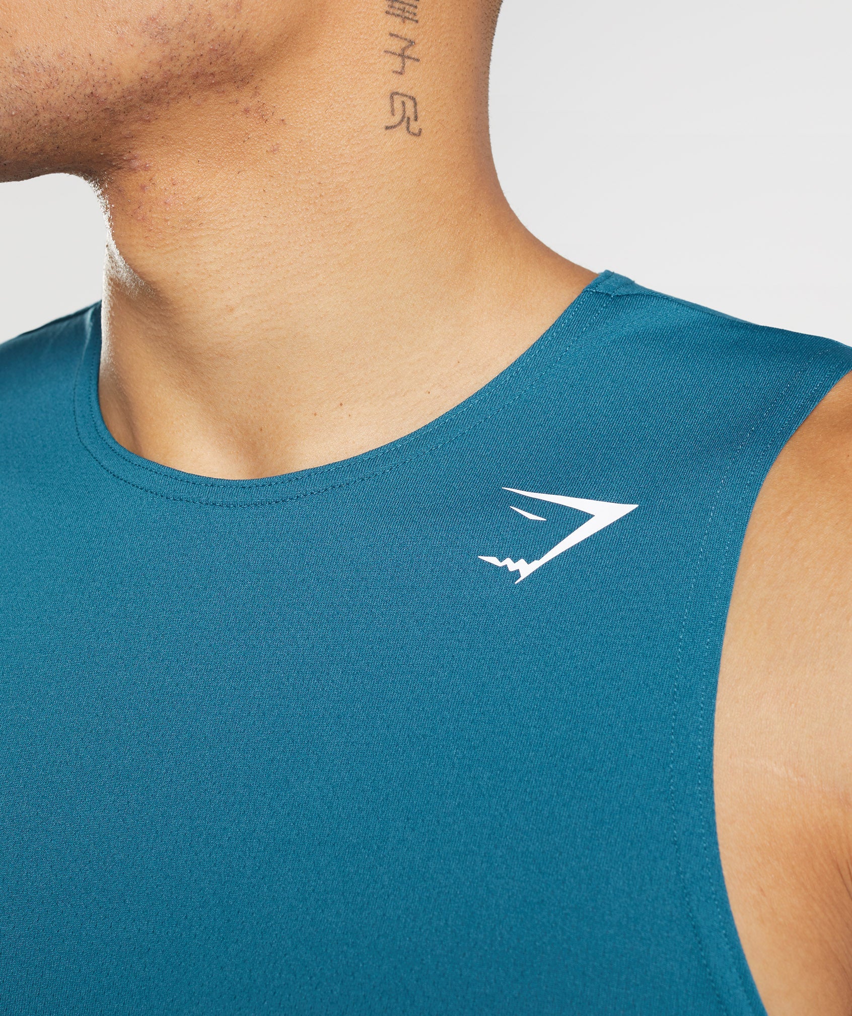 Blue Men's Gymshark Arrival Tanks | LCRYMQ-052