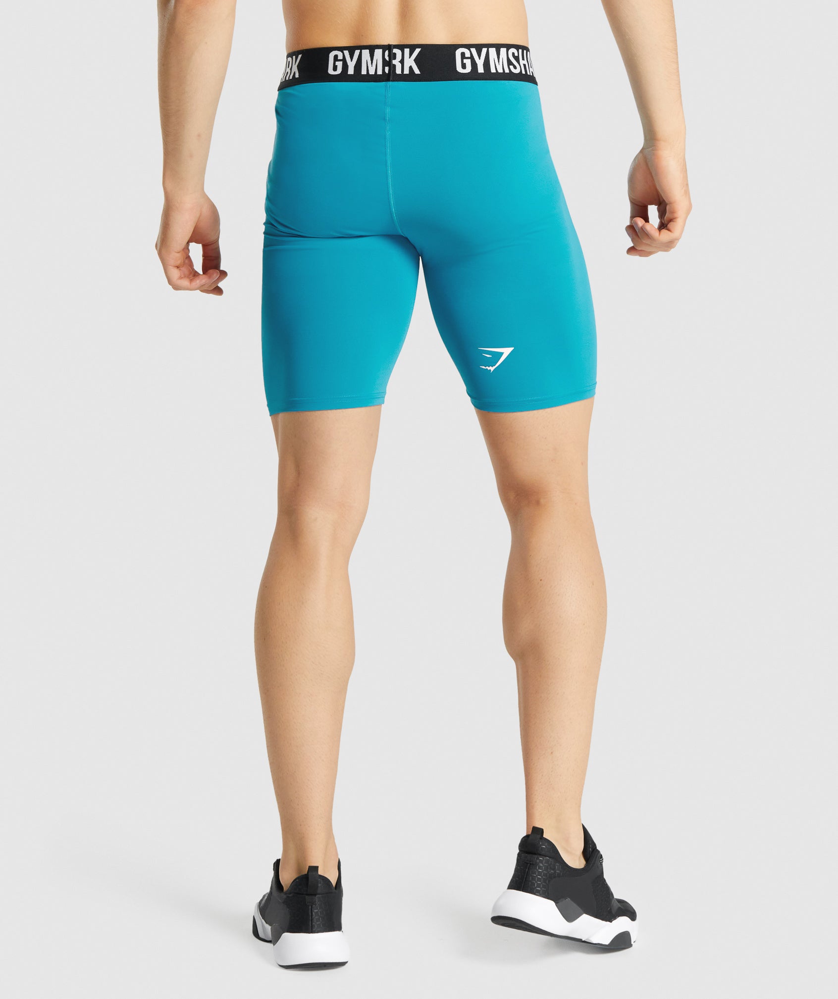 Blue Men's Gymshark Element Baselayer Shorts | AJVBEL-815