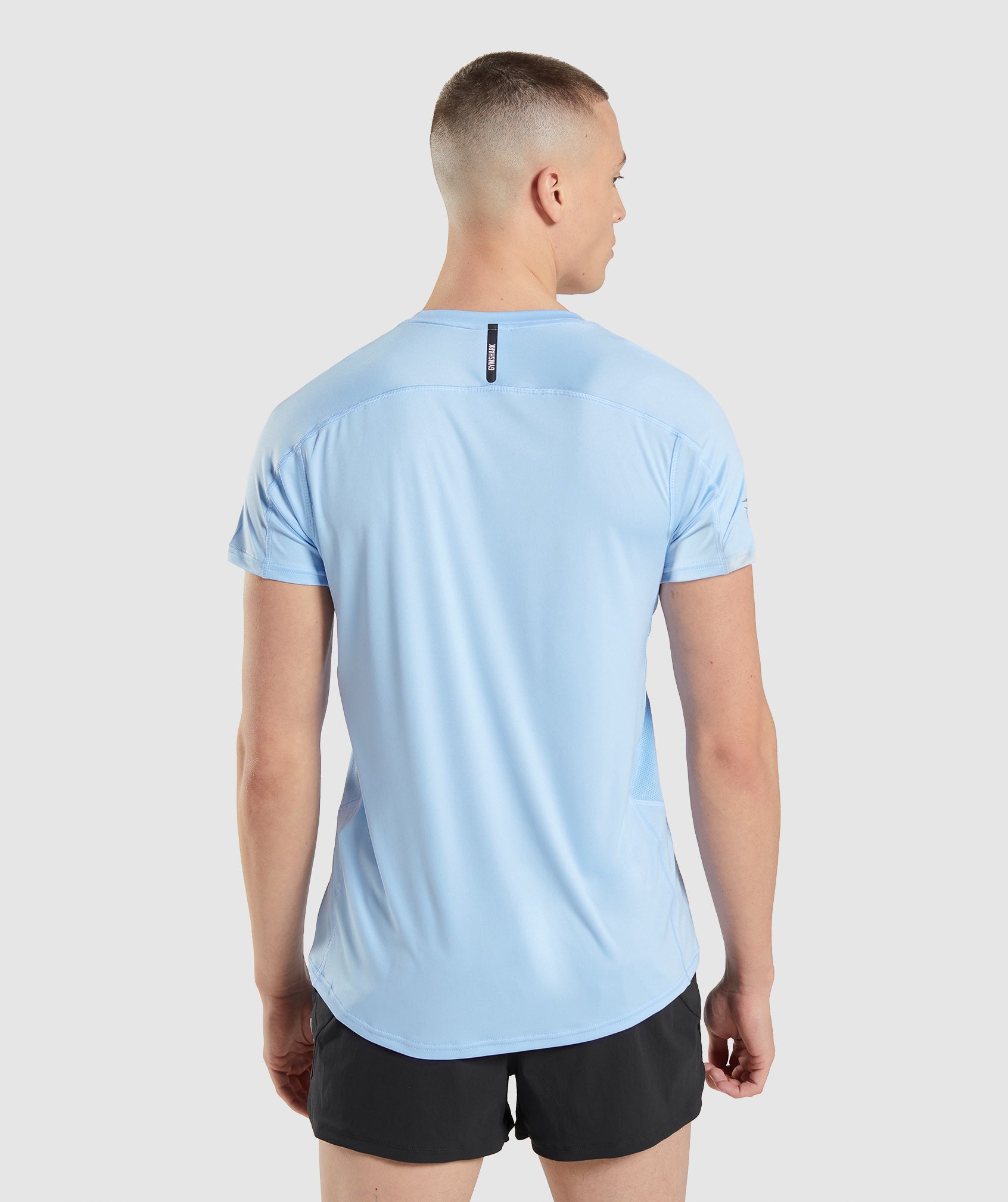 Blue Men's Gymshark Speed Evolve T Shirts | VOIGRZ-385