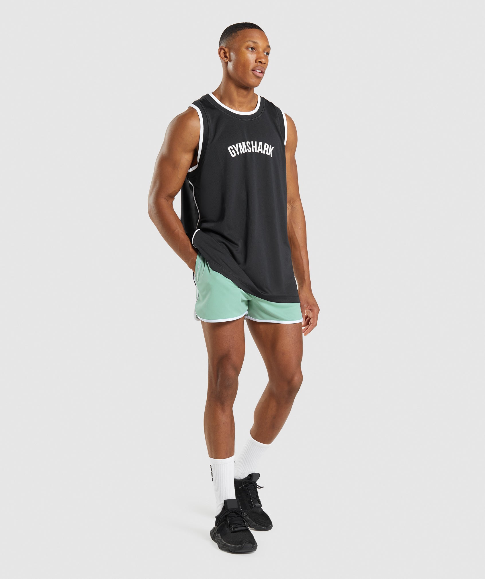 Blue / White Men's Gymshark Recess 3