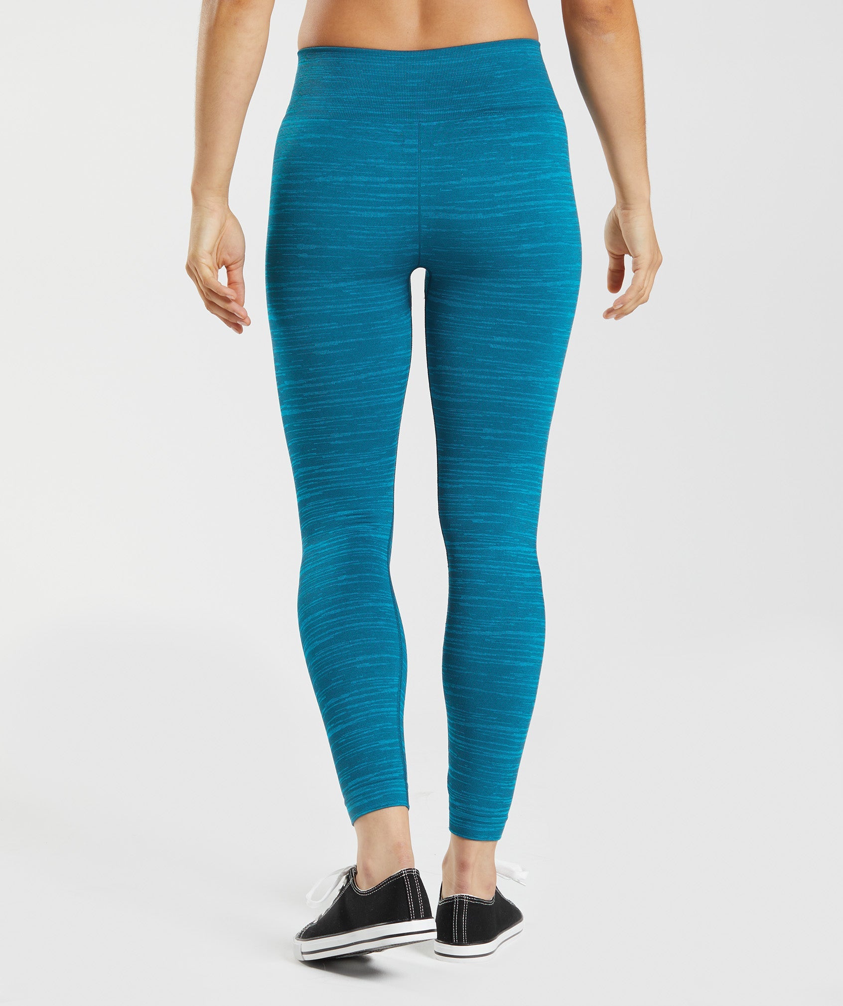 Blue Women's Gymshark Adapt Marl Seamless Leggings | DPLJHR-152